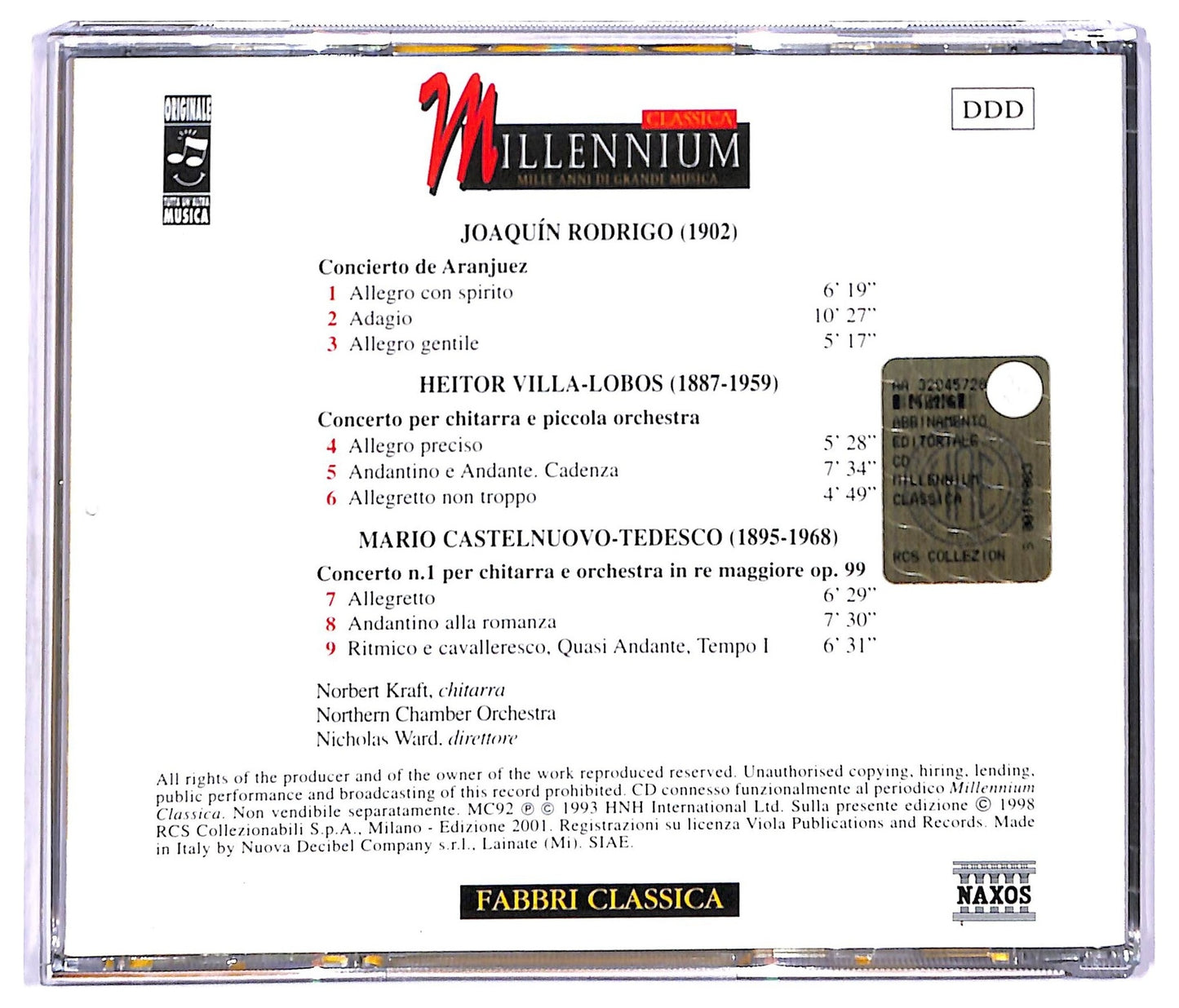 EBOND Various - Il Novecento - Millennium classica CD CD094135