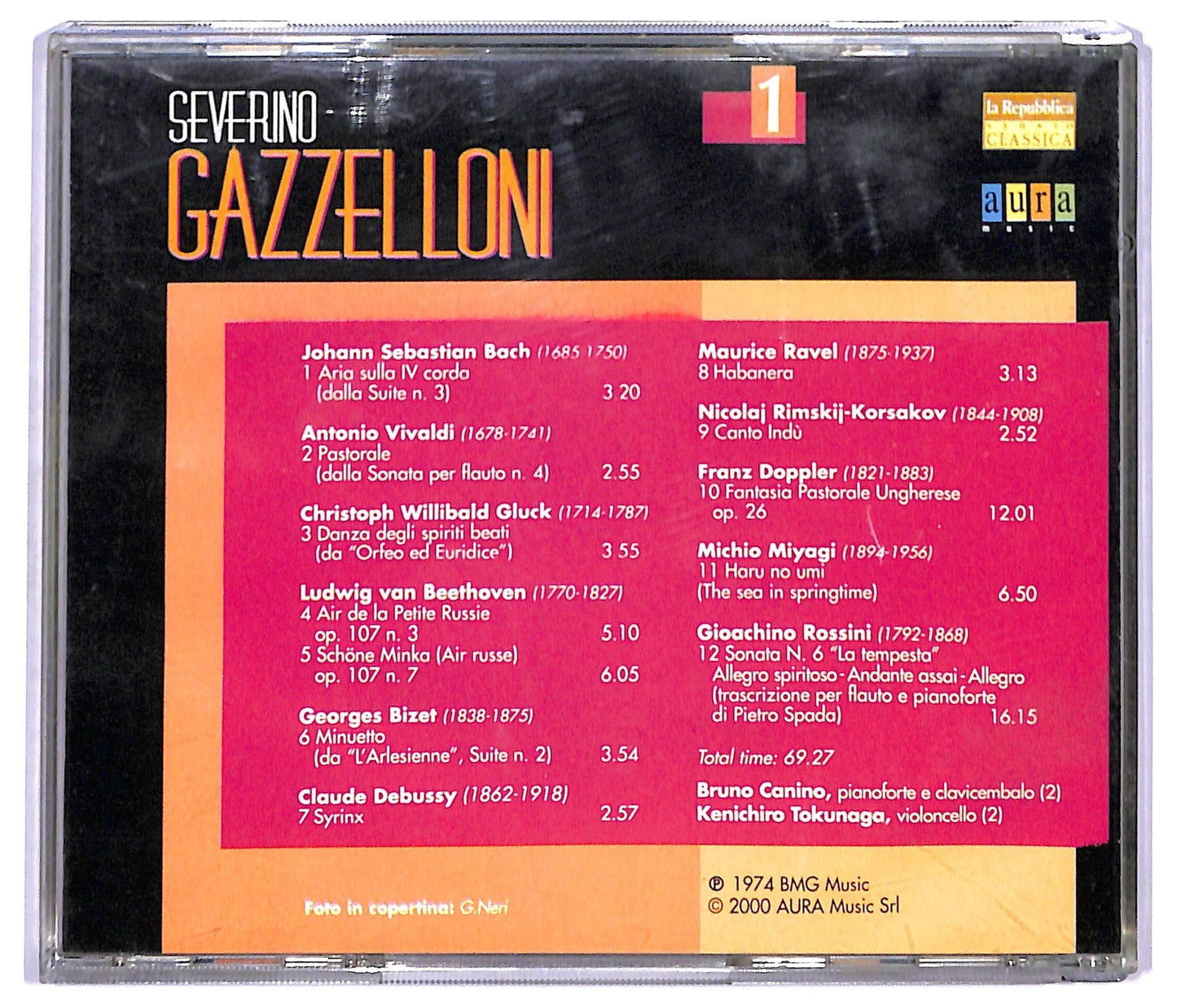 EBOND Severino Gazzelloni - Severino Gazzelloni 1 CD CD094136