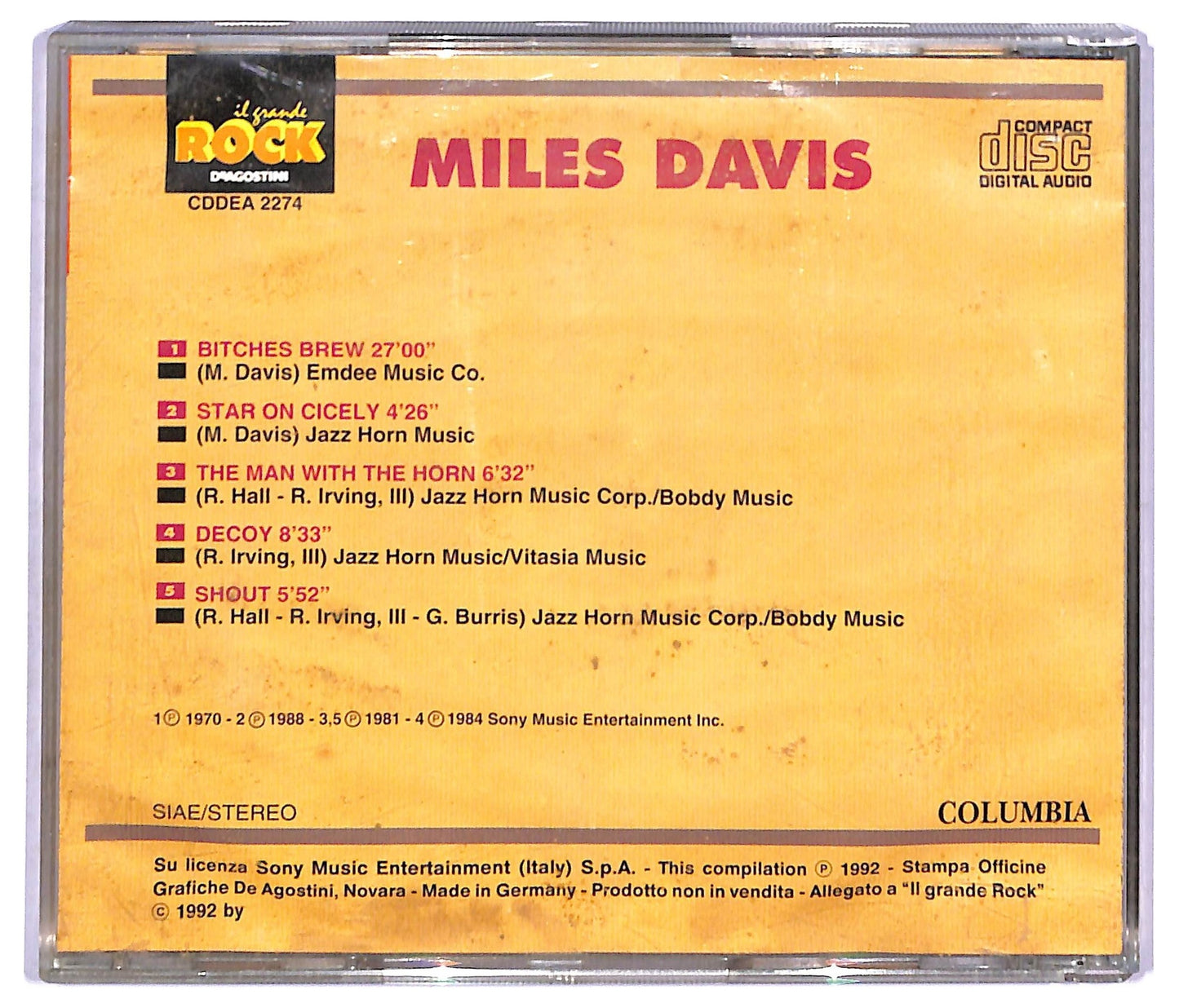 EBOND Miles Davis - Miles Davis CD CD094223