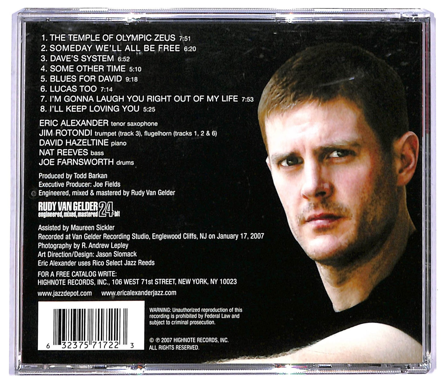 EBOND Eric Alexander - Temple Of Olympic Zeus CD CD094232