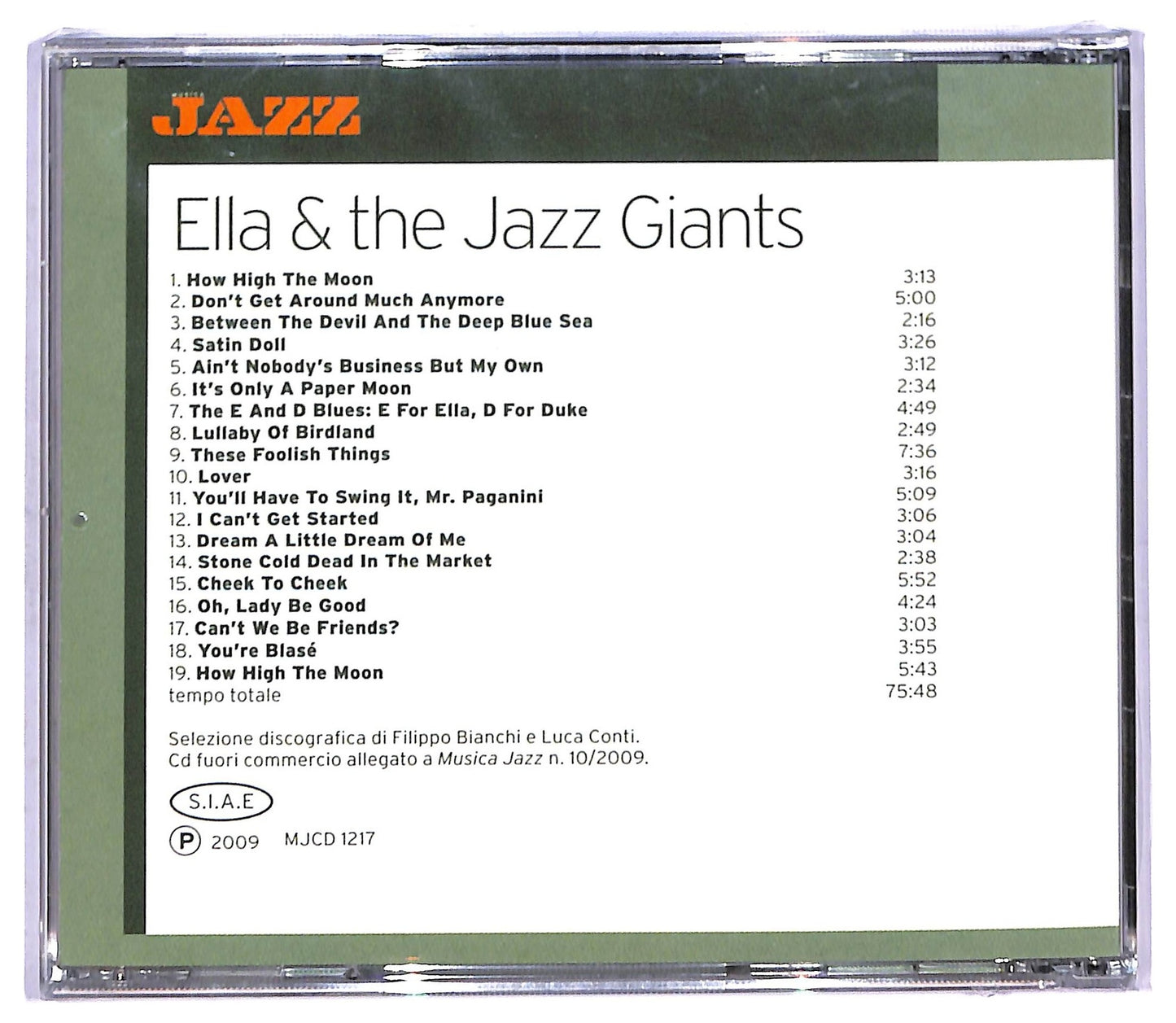 EBOND Ella Fitzgerald - Ella & the Jazz Giants CD CD094233