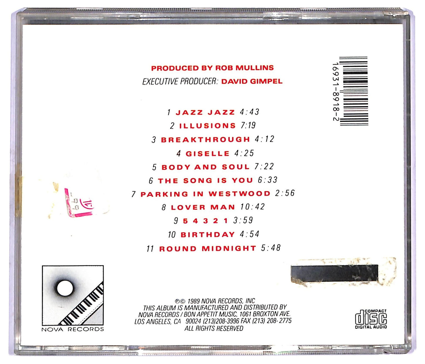 EBOND Rob Mullins - Jazz Jazz CD CD094244