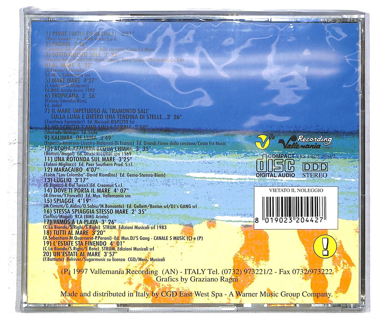 EBOND Various - un'estate al mare vol.3 CD CD094329