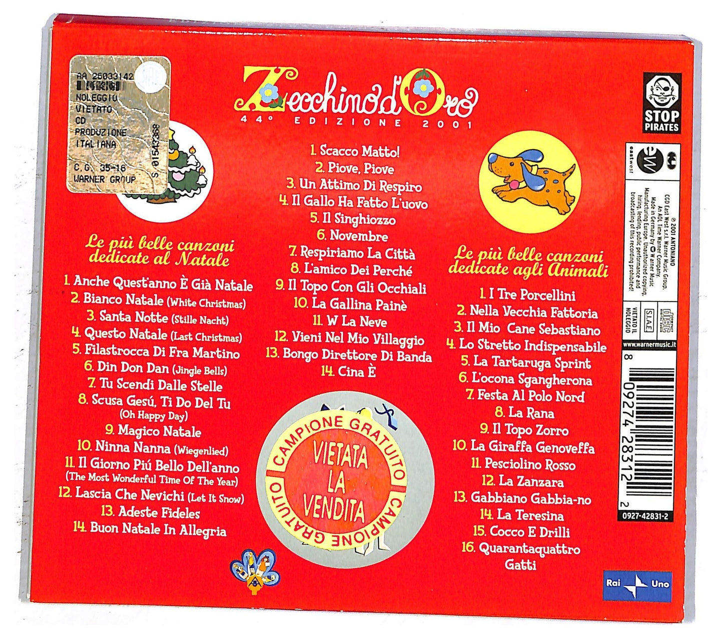EBOND Piccolo Coro Dell'Antoniano - 44 zecchino d'oro edizione straordinaria CD CD094347