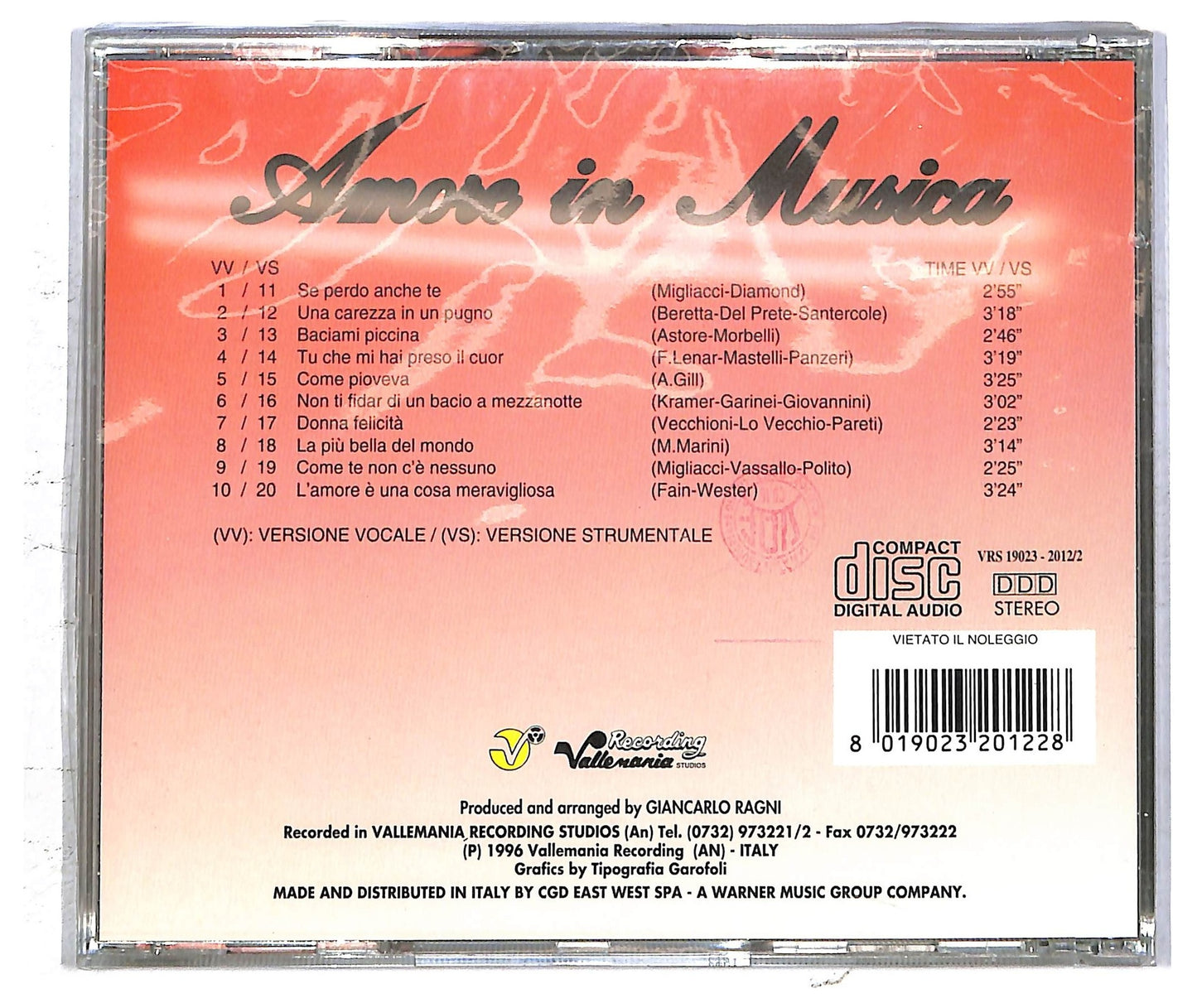 EBOND Various - Amore in Musica CD CD094416