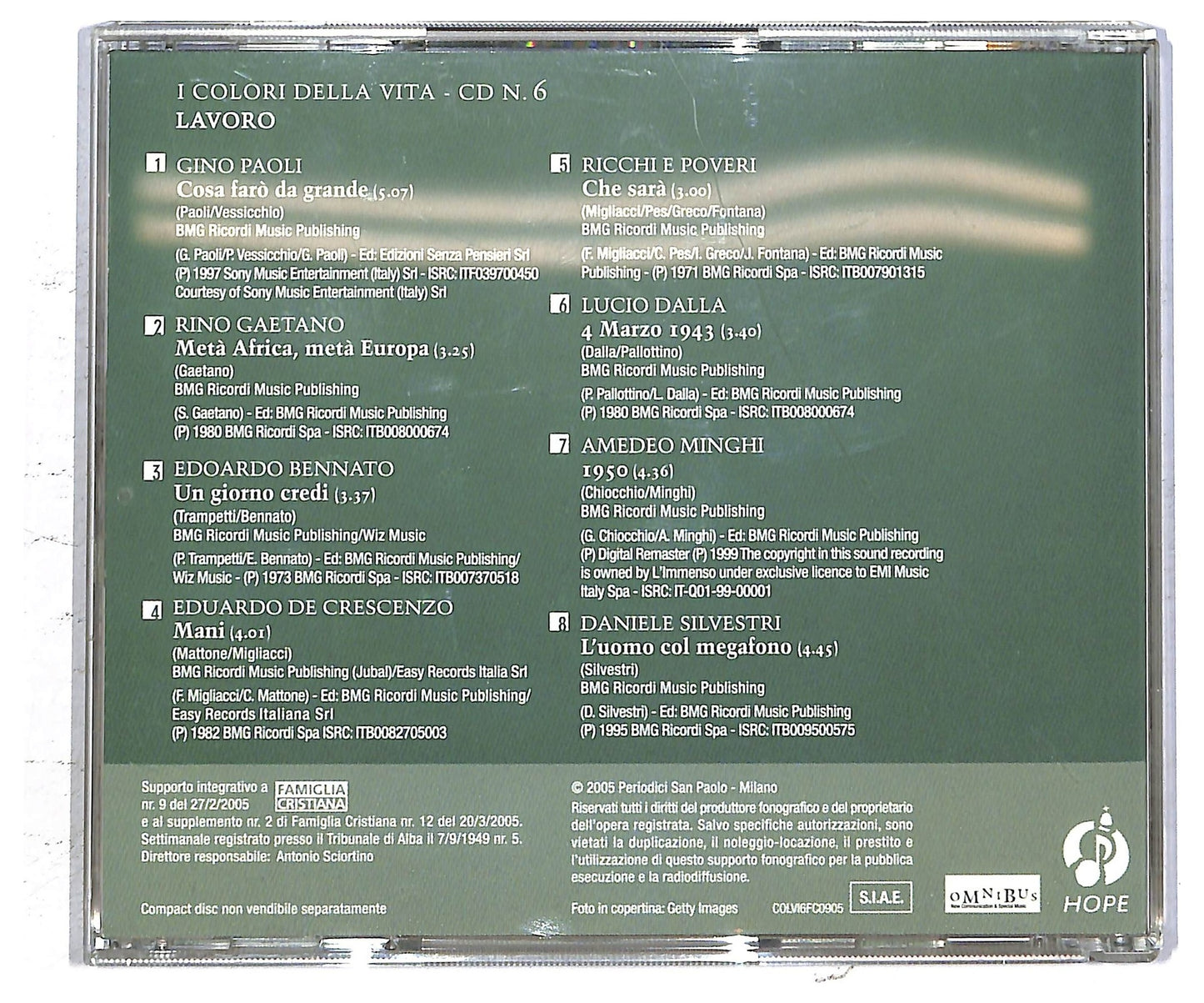 EBOND Various - Lavoro CD CD094432