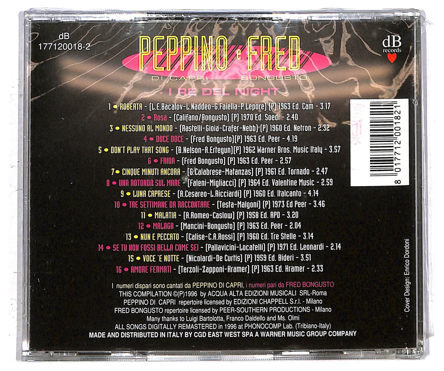 EBOND Peppino di Capri Fred Bongusto - i re del night CD CD094442