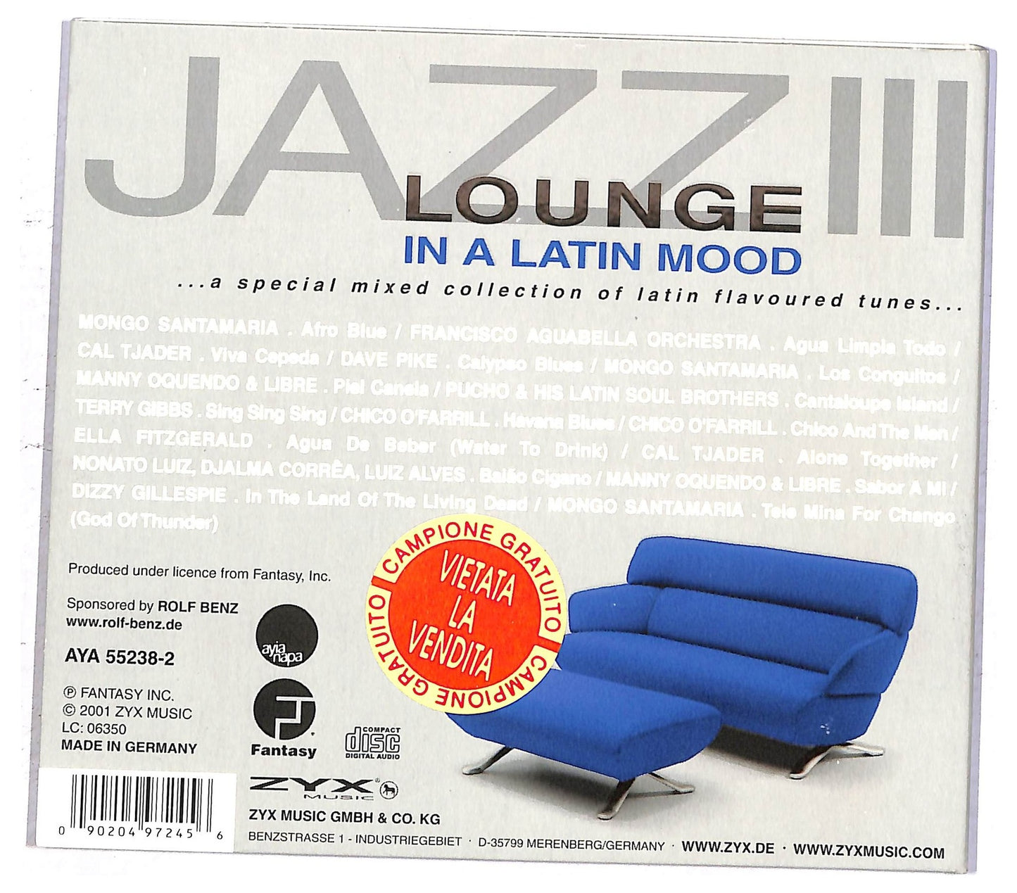 EBOND Various - Jazz Lounge III: In A Latin Mood CD CD094530
