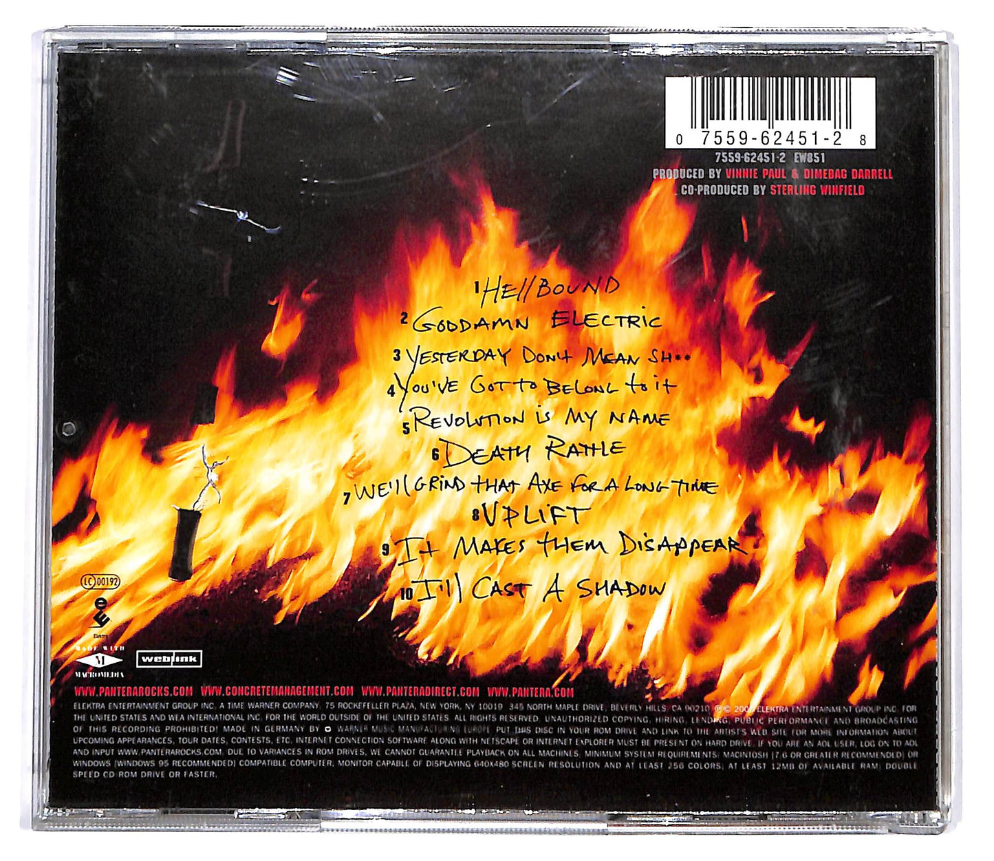 EBOND Pantera - Reinventing The Steel CD CD099119
