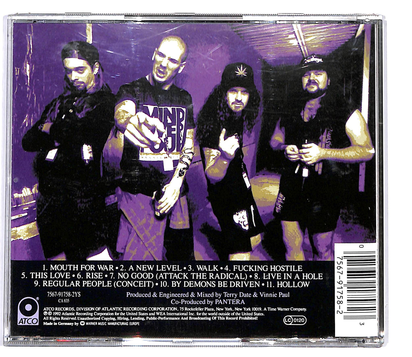 EBOND Pantera - Vulgar Display Of Power CD CD099120