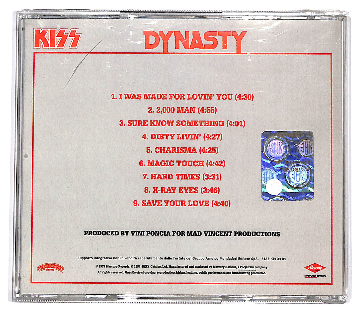 EBOND Kiss - Dynasty EDITORIALE CD CD099122