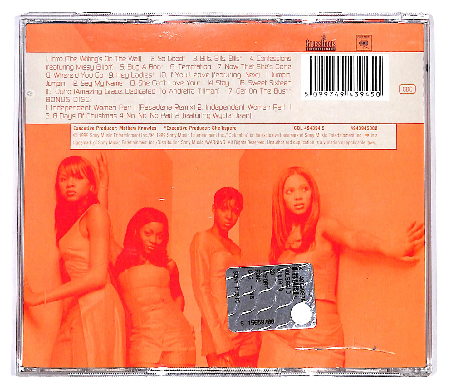 EBOND Destiny's Child - The Writing's On The Wall CD CD099152