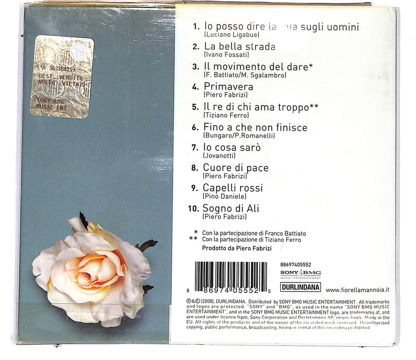 EBOND Fiorella Mannoia - Il Movimento Del Dare CD CD099407