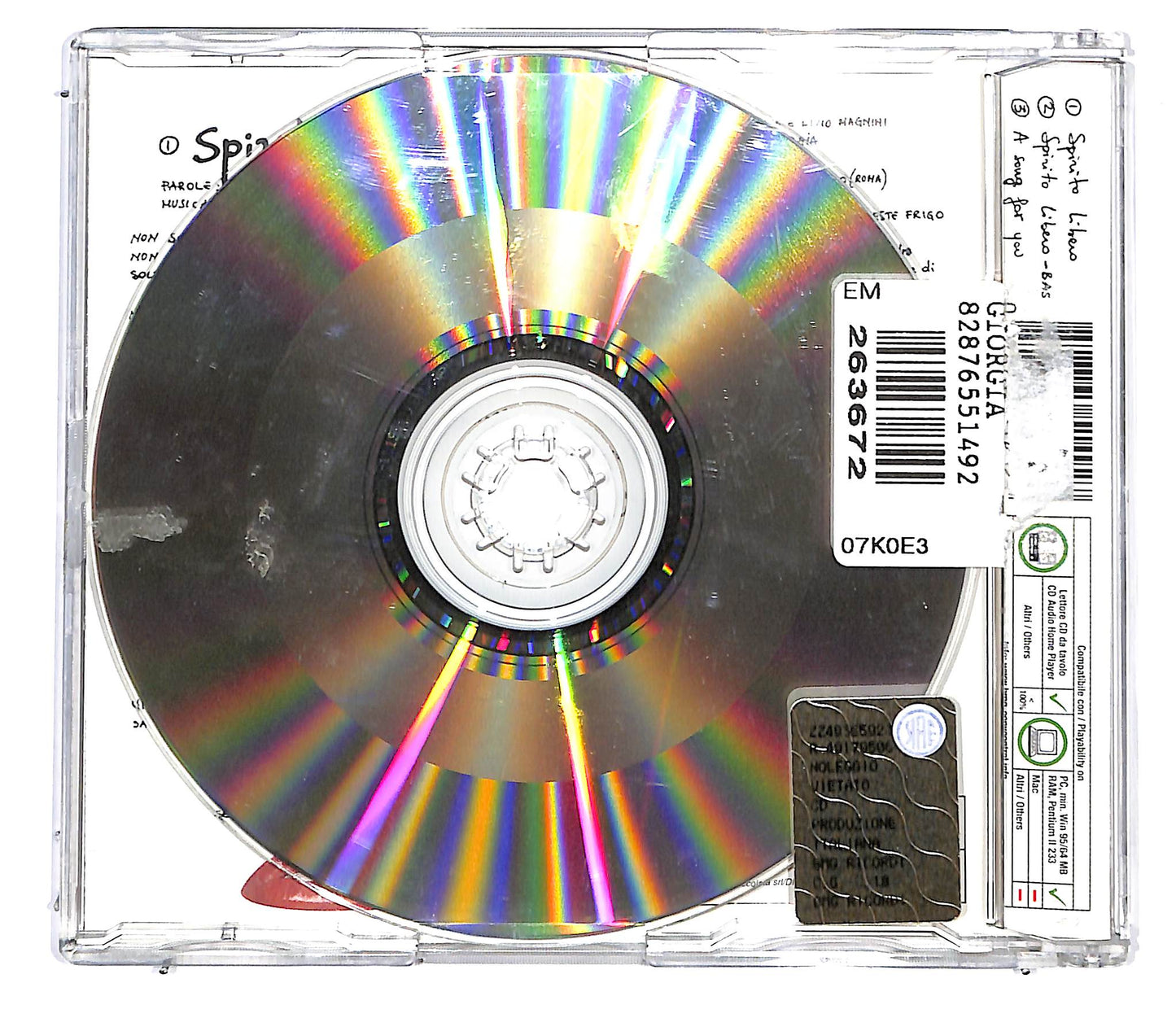 EBOND Giorgia - Spirito Libero CD CD099432