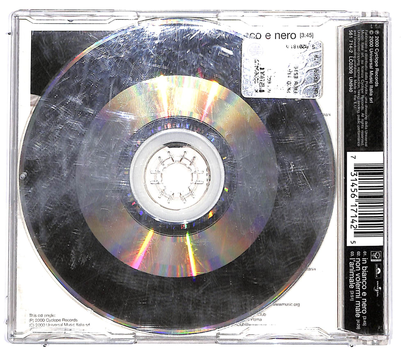 EBOND Carmen Consoli - In Bianco E Nero CD CD099442
