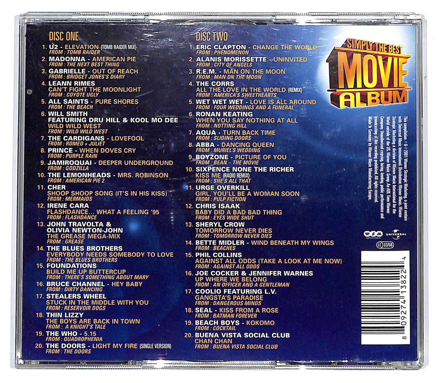 EBOND Various - Simply The Best Movie Album CD CD099463
