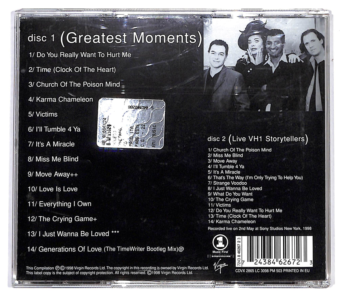 EBOND Culture Club - Greatest Moments CD CD099507