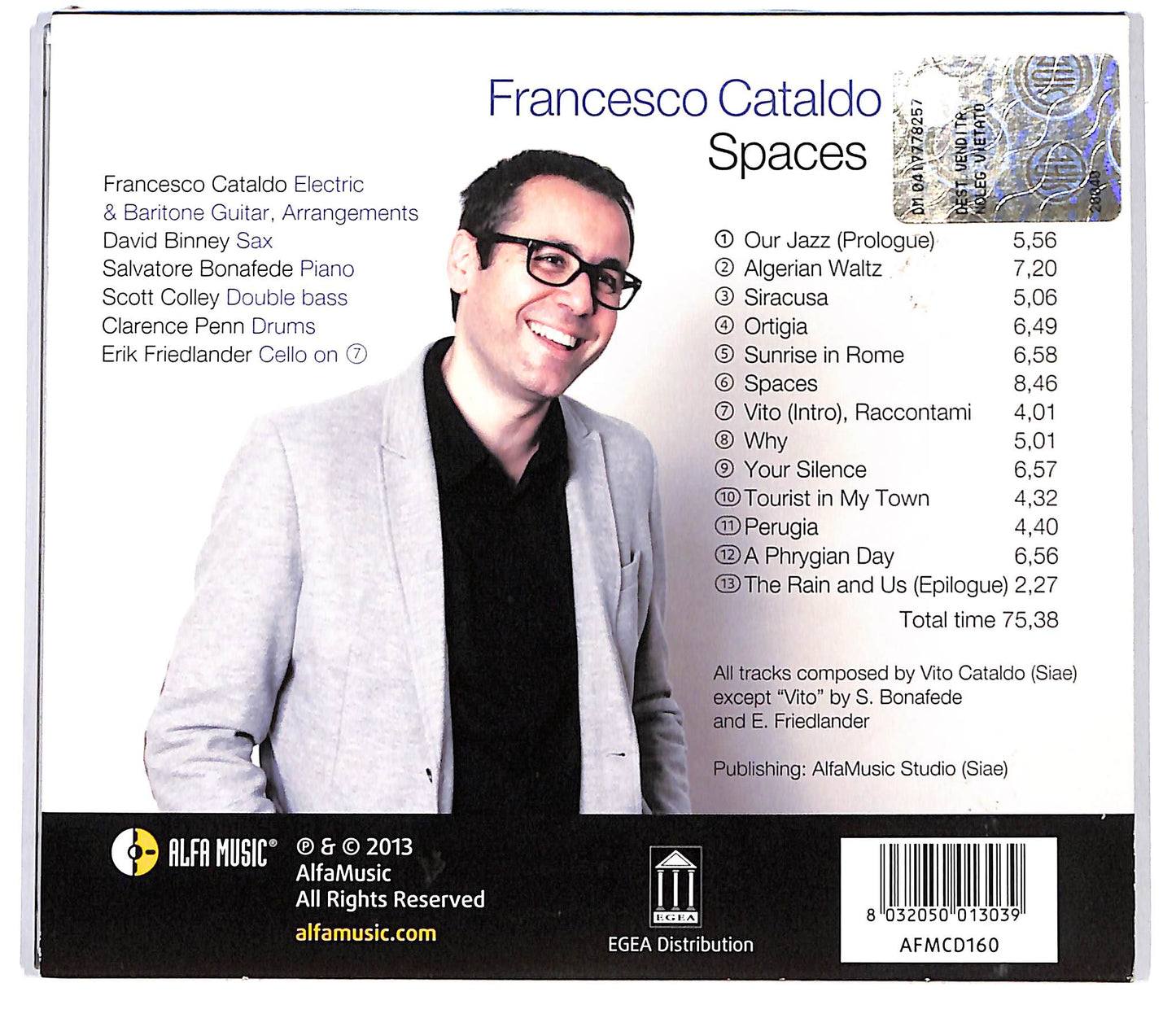 EBOND Francesco Cataldo - Spaces CD CD099513