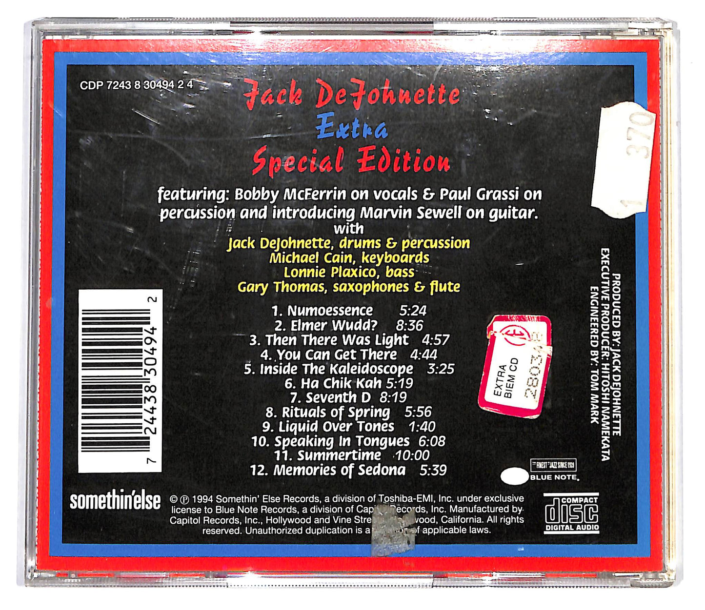 EBOND Jack DeJohnette - Extra Special Edition CD CD099528