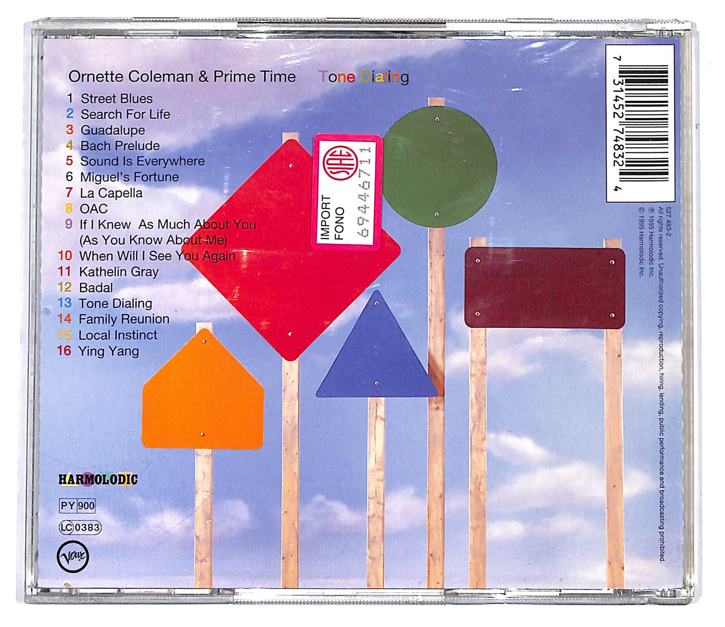 EBOND Ornette Coleman & Prime Time - Tone Dialing CD CD099548