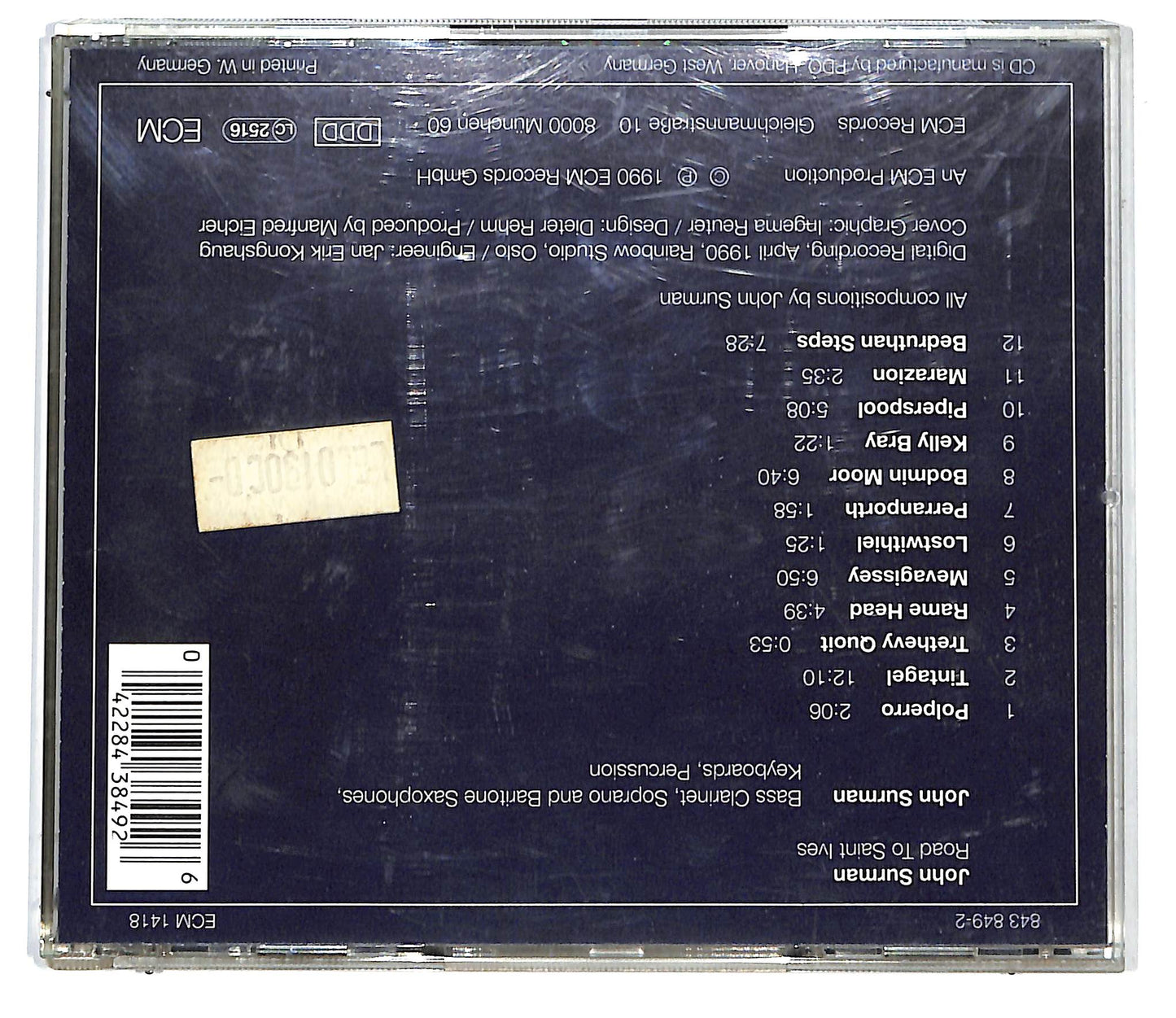 EBOND John Surman - Road To Saint Ives CD CD099633