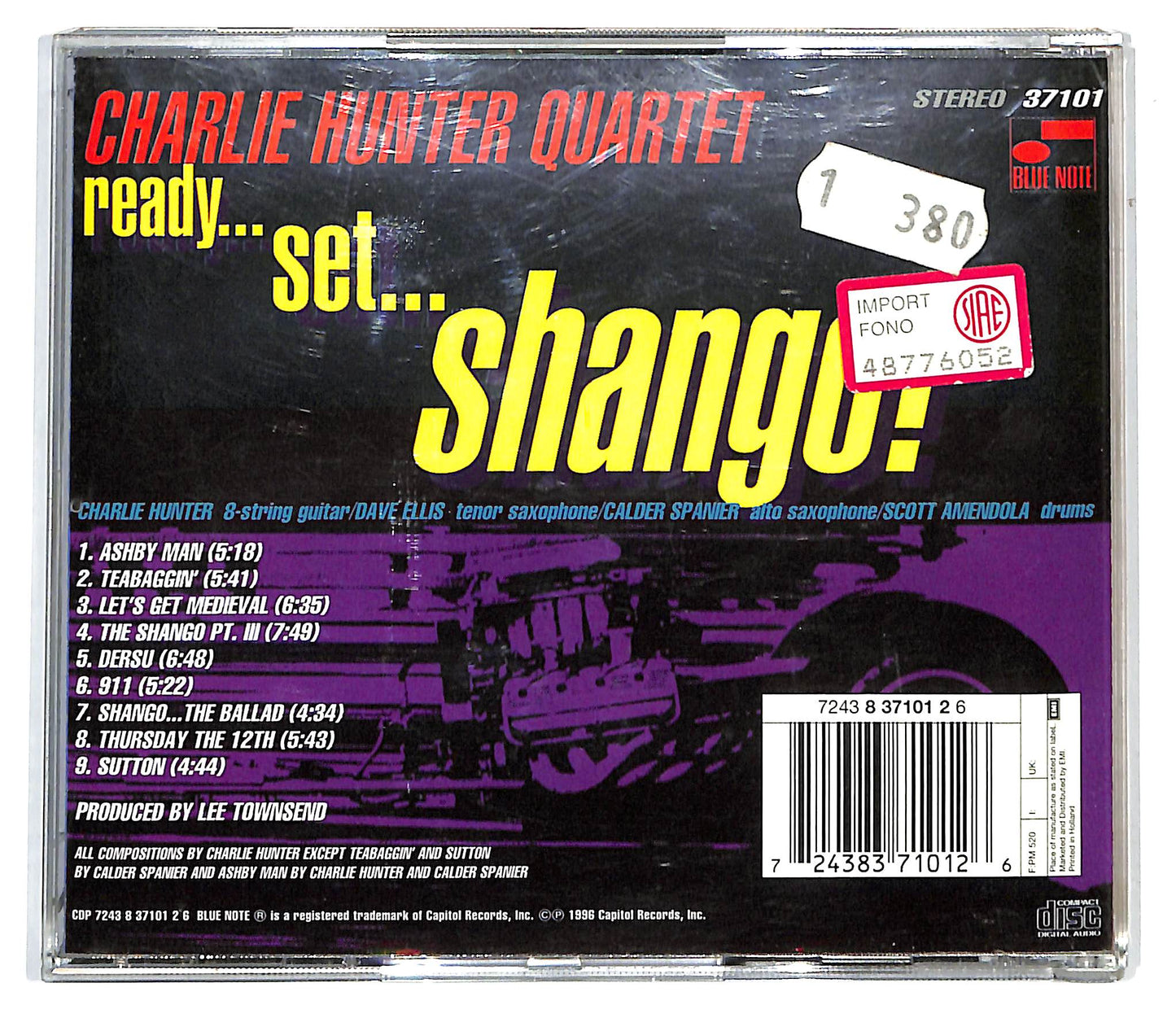 EBOND Charlie Hunter Quartet - Ready...Set...Shango! CD CD099641