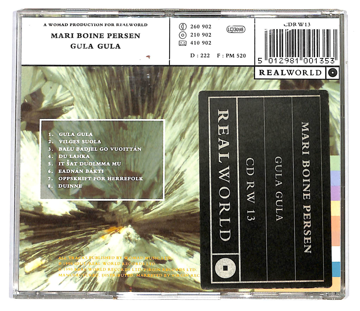 EBOND Mari Boine Persen - Gula Gula CD CD099644