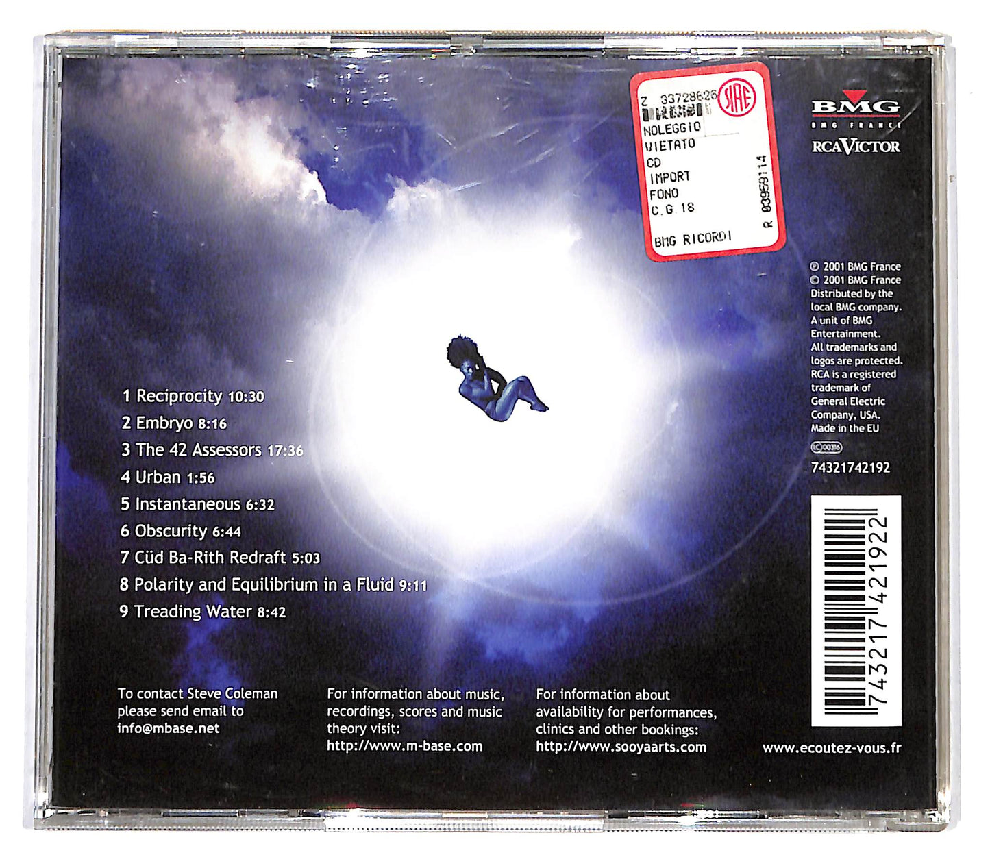 EBOND Steve Coleman And Five Elements - The Ascension To Light CD CD099650