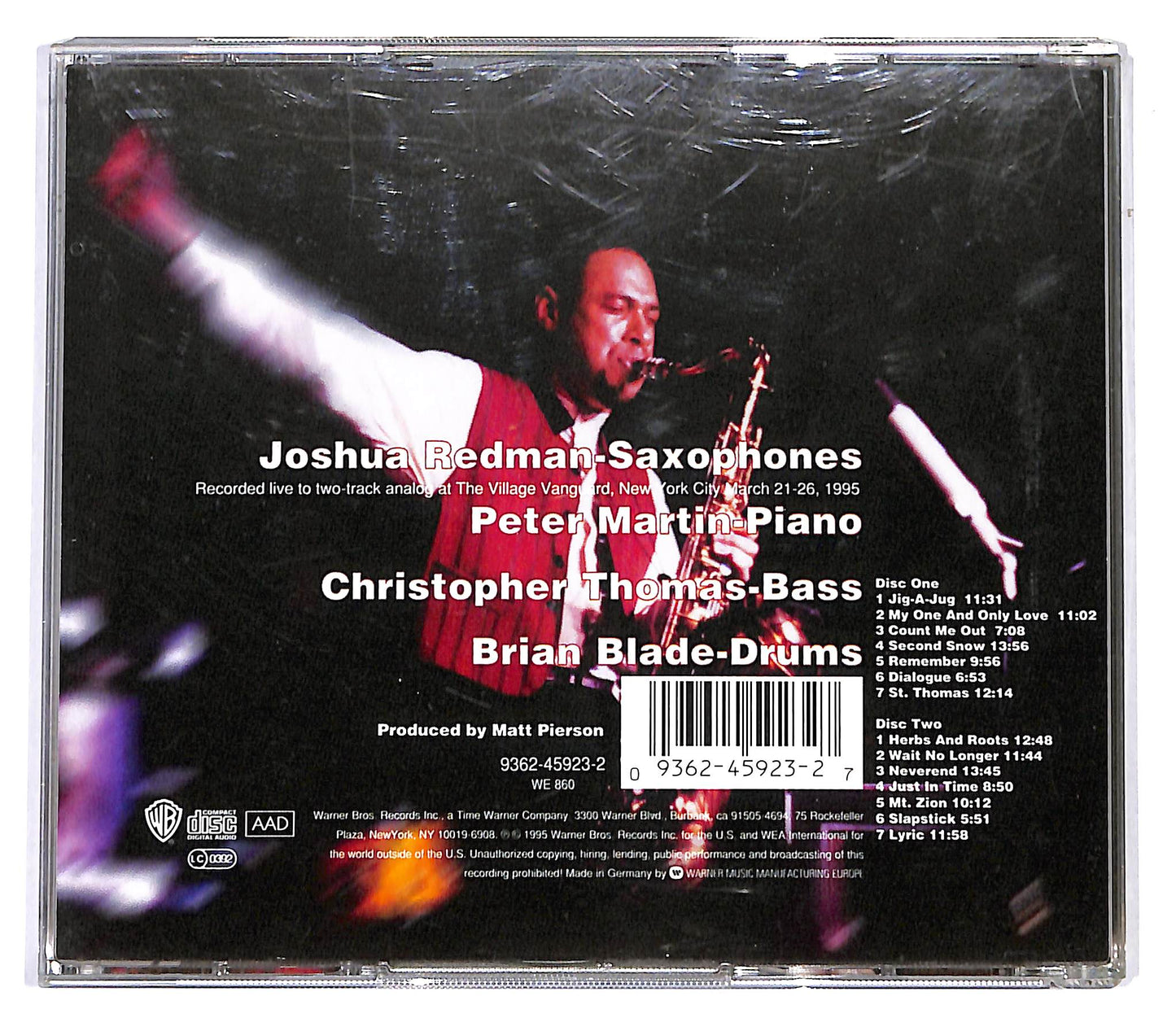 EBOND Joshua Redman Quartet - Spirit Of The Moment CD CD099717