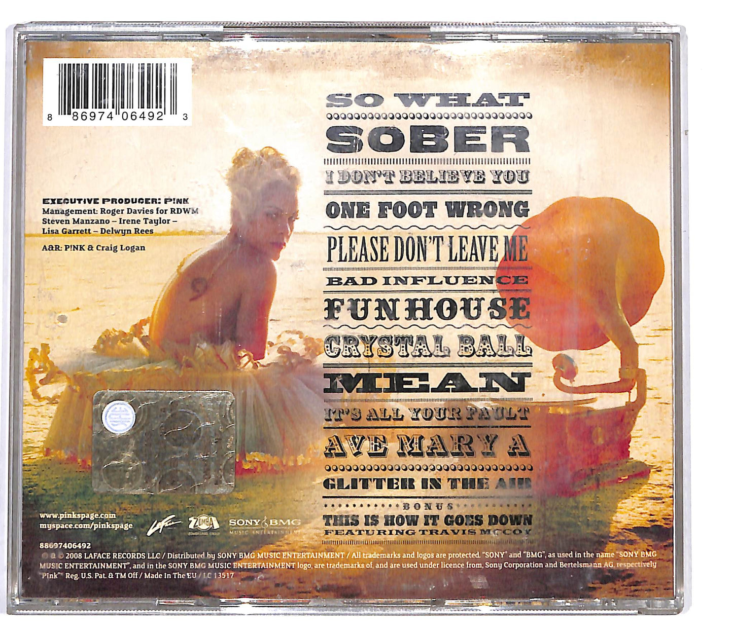 EBOND P!NK - Funhouse CD CD099731