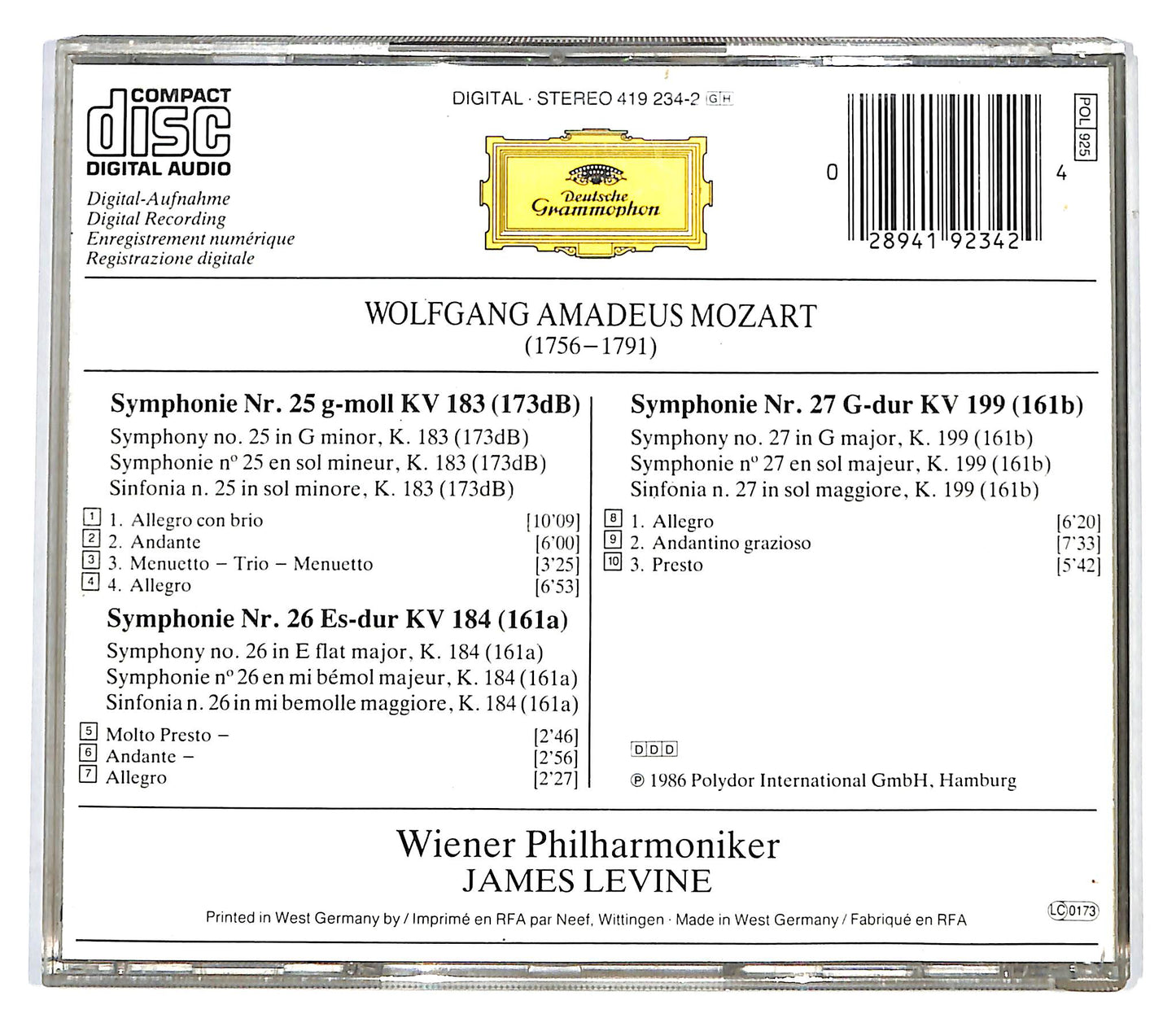 EBOND Morzat - Symphonien Nos. 25, 26, 27 CD CD099966