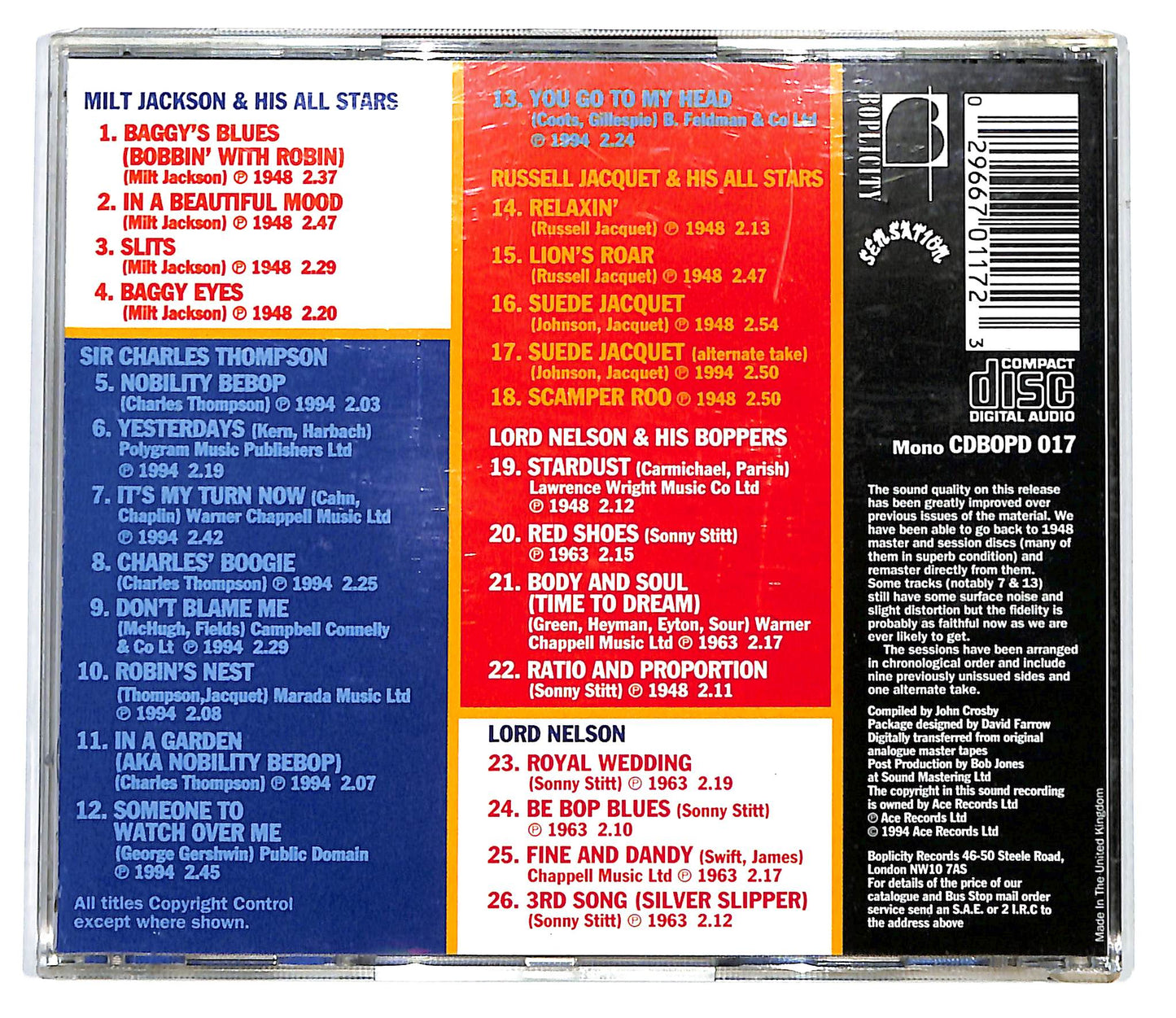 EBOND Various - The Roots Of Modern Jazz CD CD100001