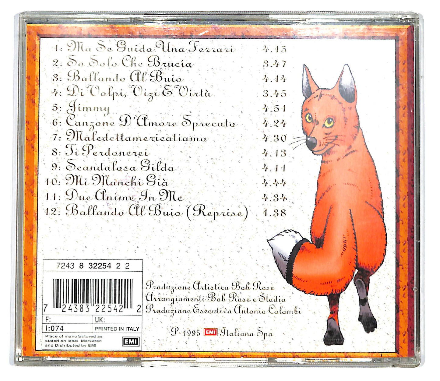 EBOND Stadio - Di Volpi, Di Vizi E Di Virtu CD CD100003