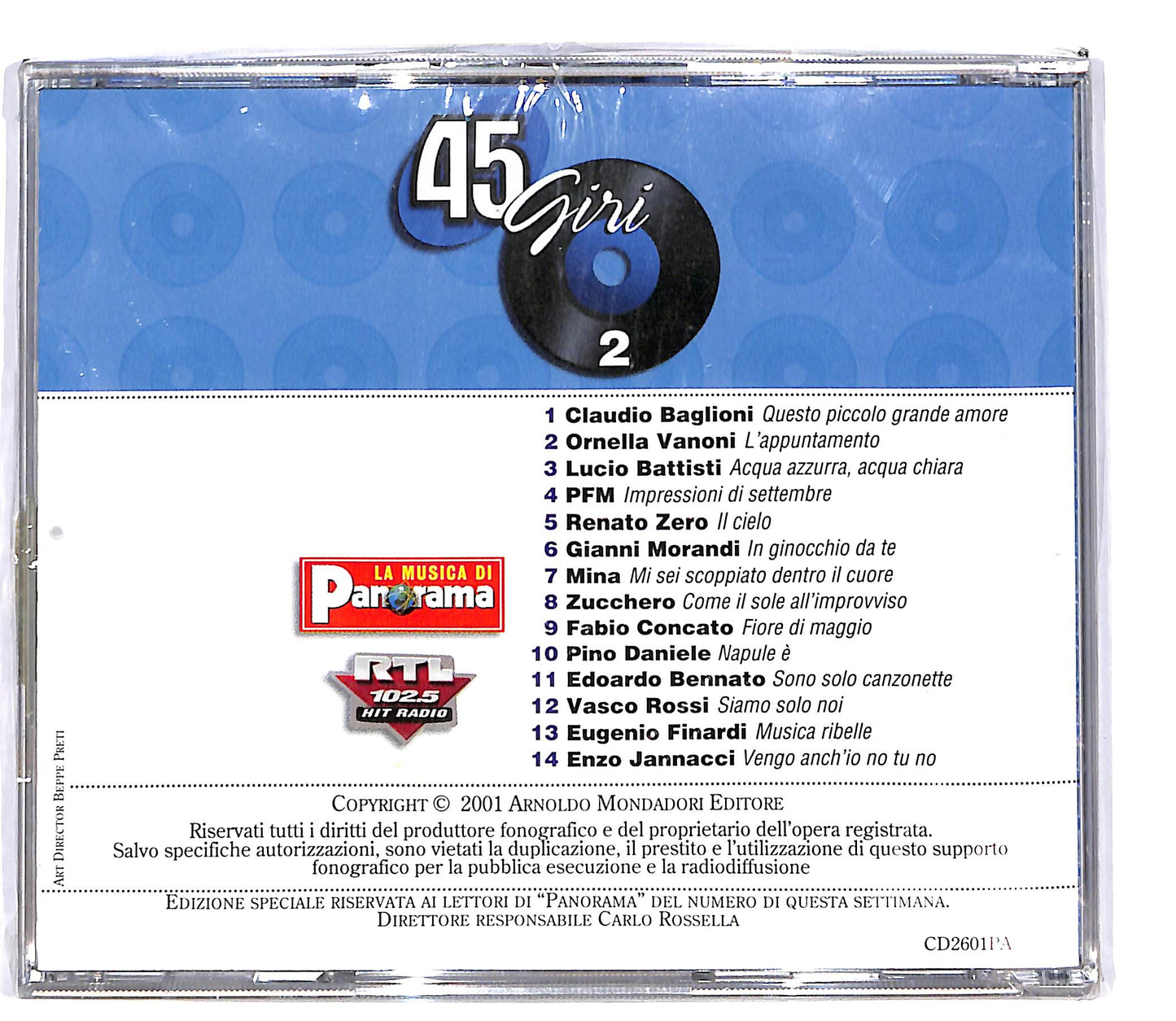 EBOND Various - 45 Giri Hit Parade Italiana Vol. 2 EDITORIALE CD CD100416