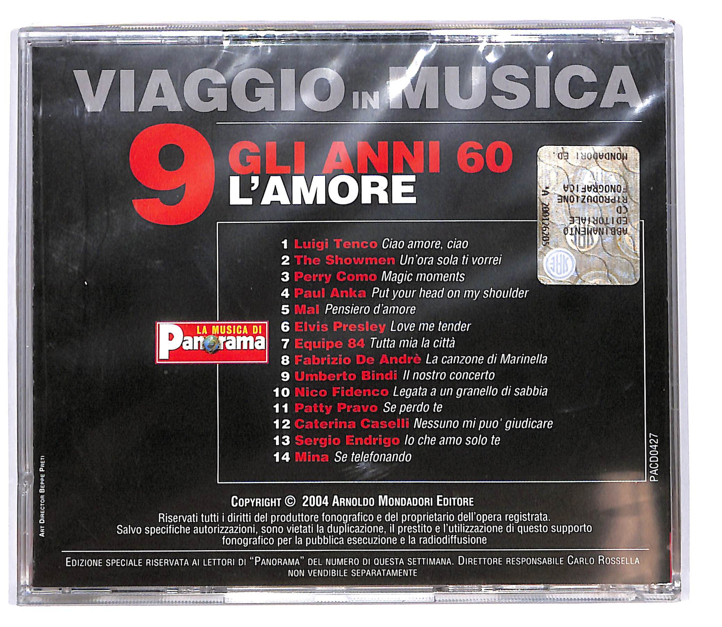 EBOND Various - Gli Anni 60 L'Amore - Viaggio in musica EDITORIALE CD CD100440