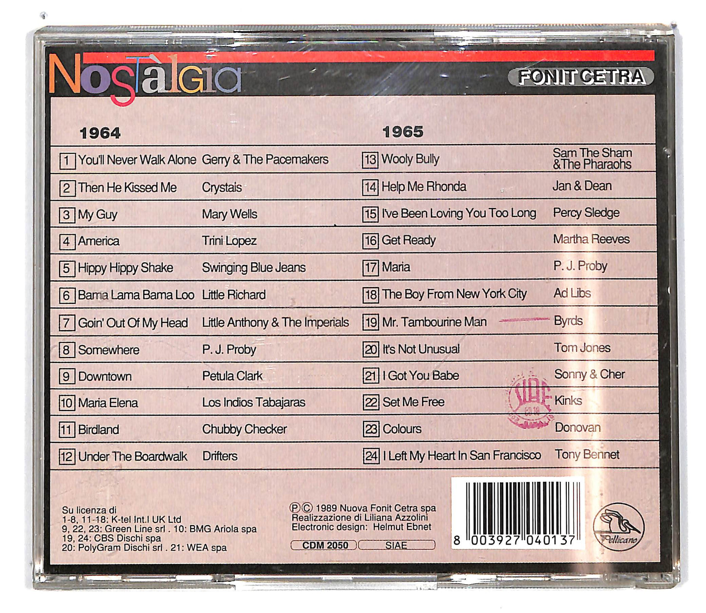 EBOND Various - Nostalgia '64 '65 CD CD101123