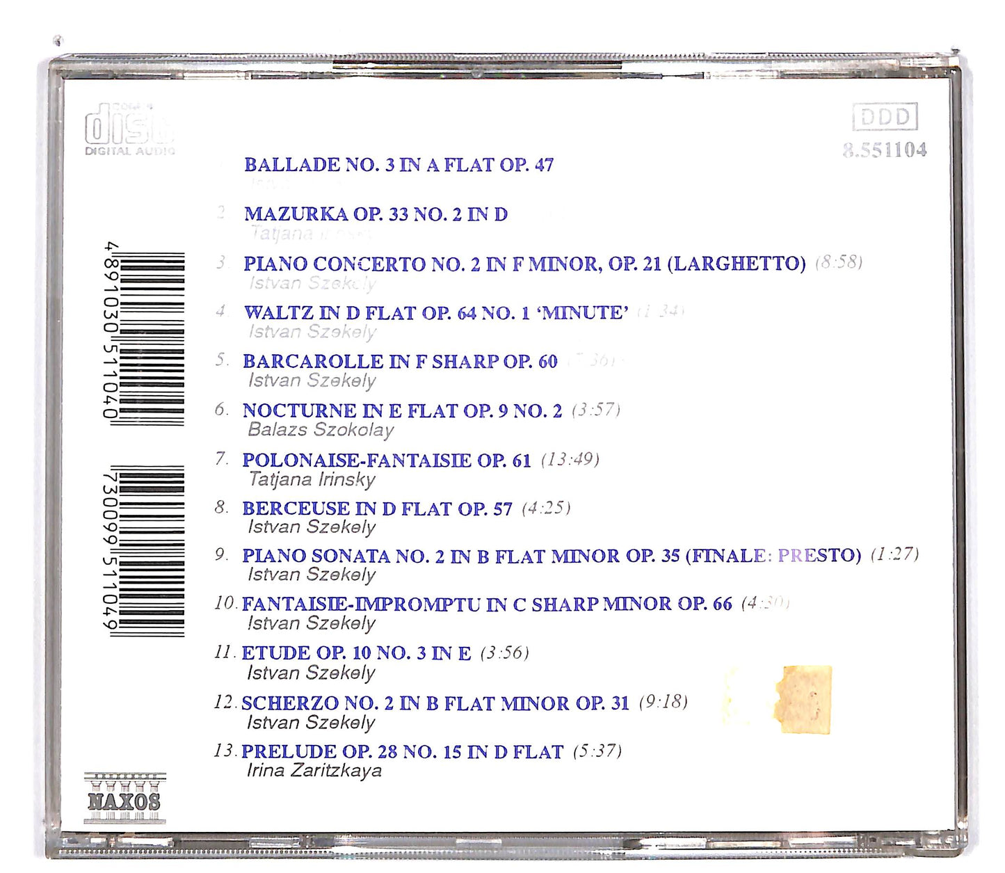 EBOND Chopin - The Best Of Chopin CD CD101131