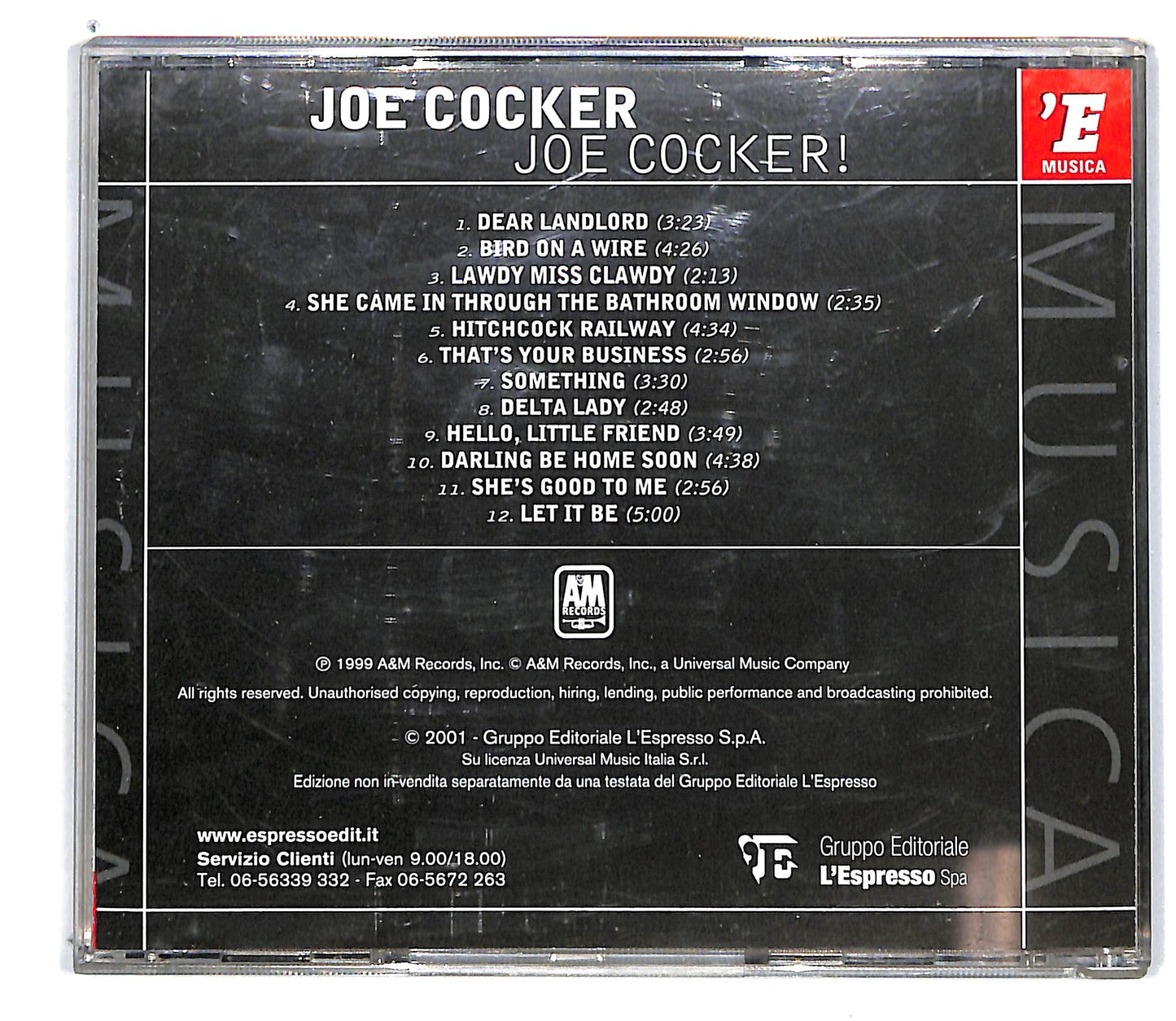 EBOND Joe Cocker -Joe Cocker! EDITORIALE CD CD101211