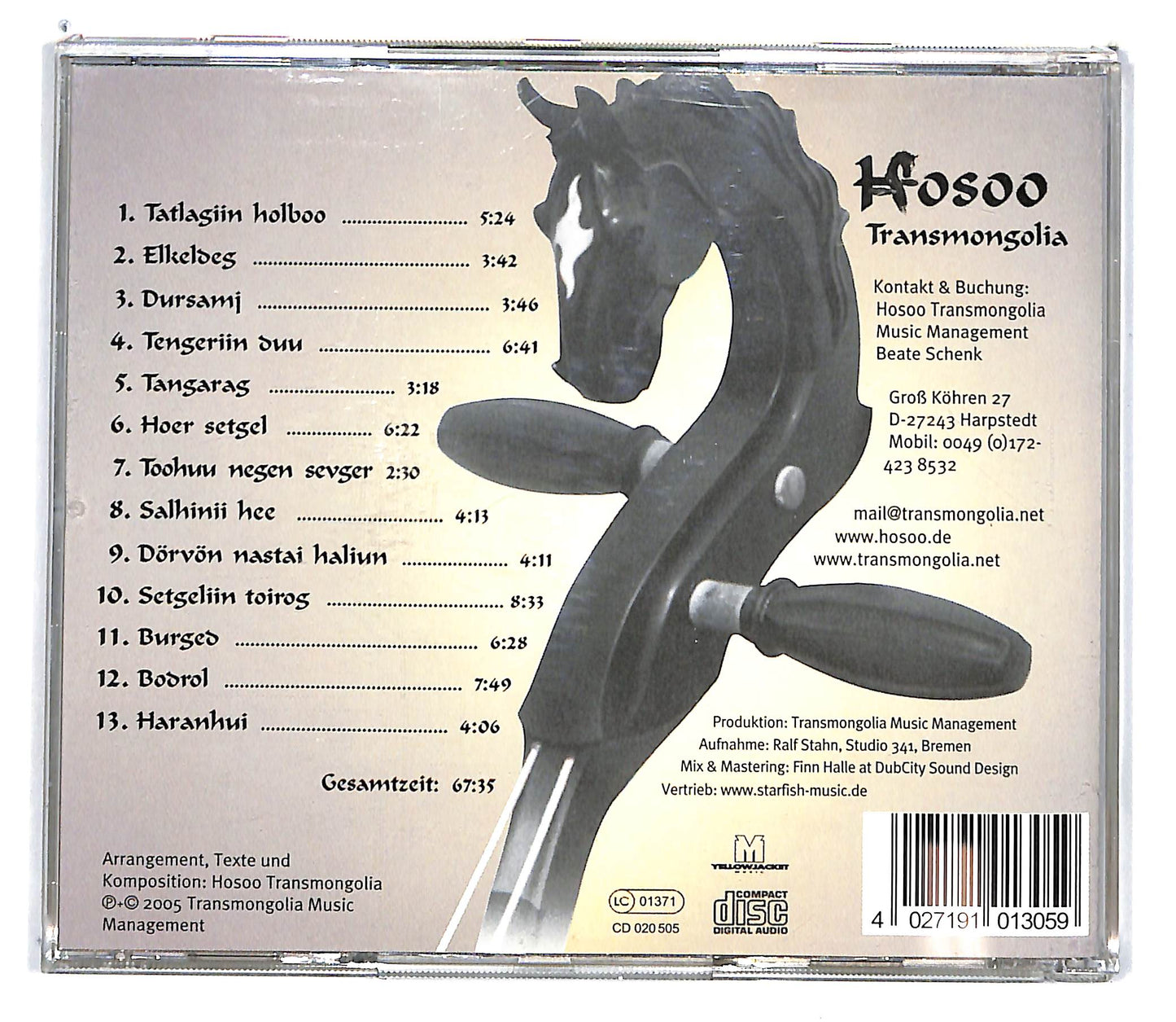 EBOND TransMongolia - Gesang Des Himmels CD CD101217