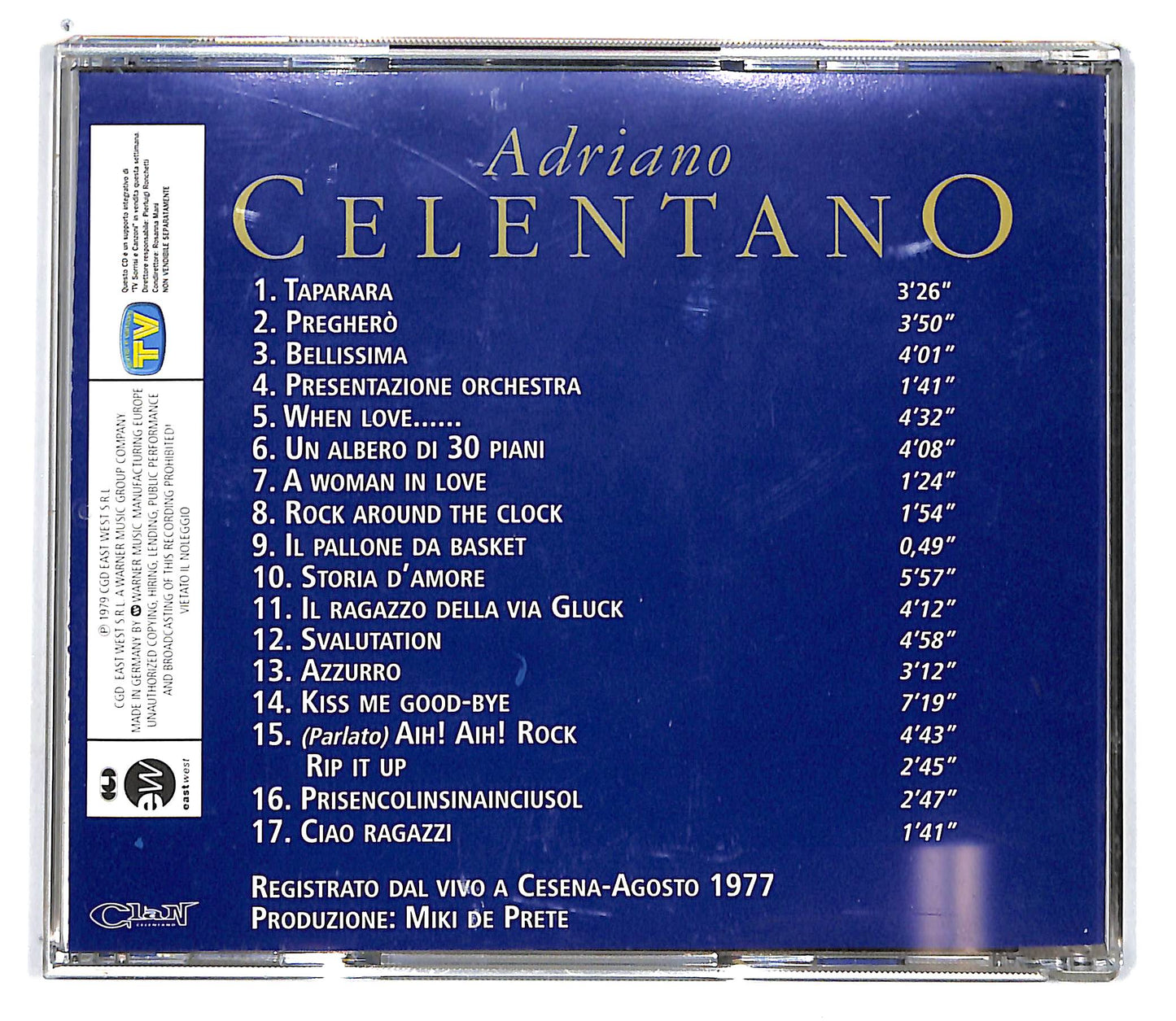 EBOND Adriano Celentano - Il Concerto Di Adriano EDITORIALE CD CD101218