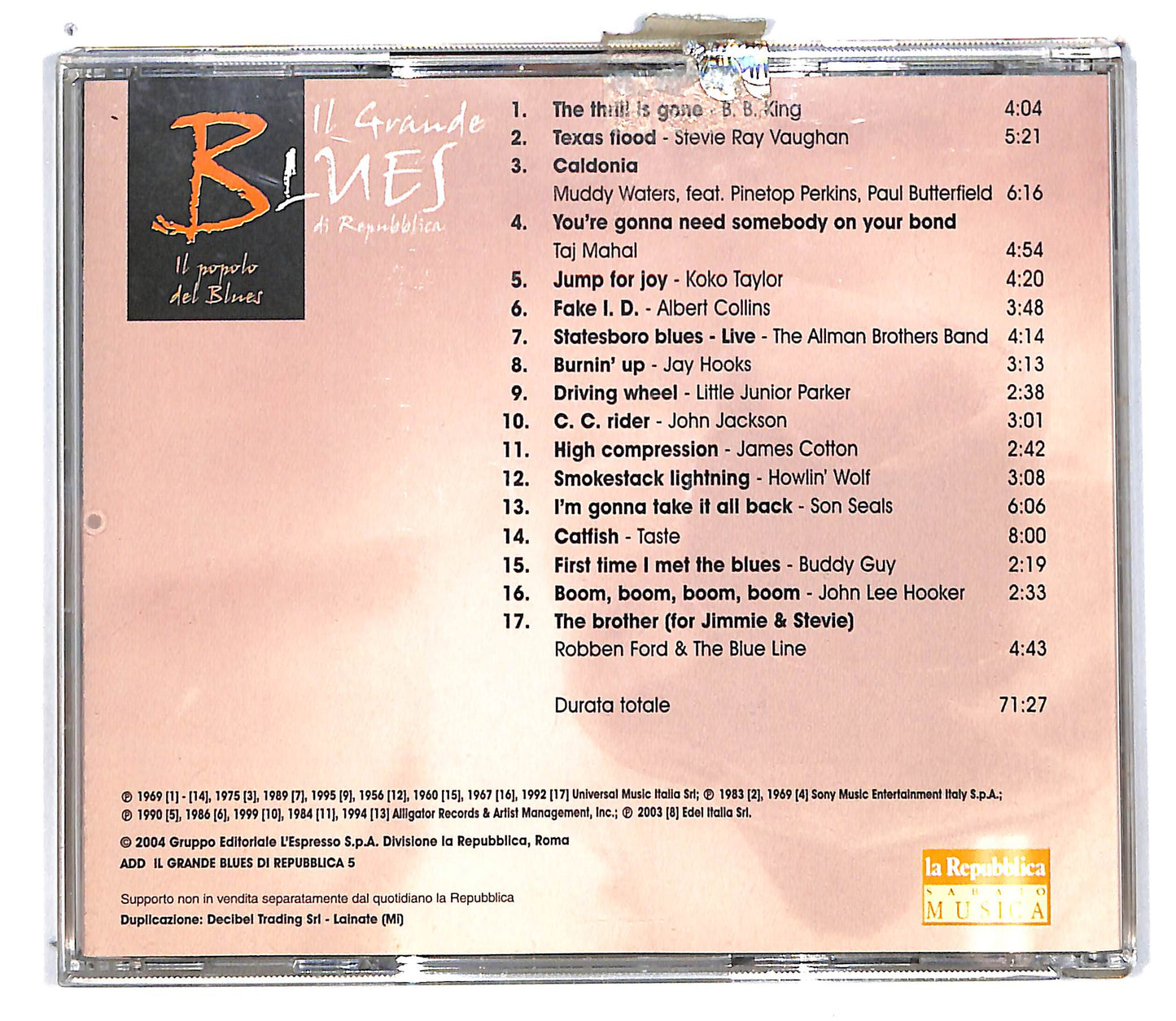 EBOND Various - Il Popolo Del Blues vol.5 EDITORIALE CD CD101232