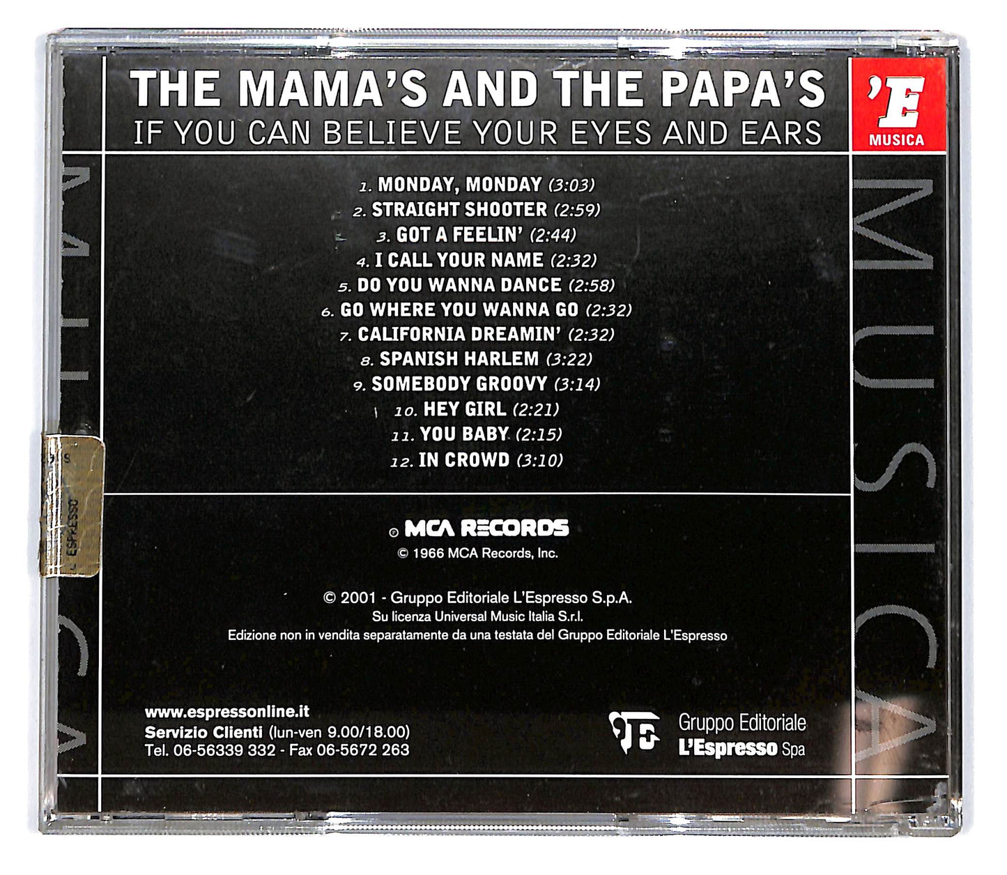 EBOND The Mama's And The Papa's - If You Can Believe Your Eyes CD CD101342