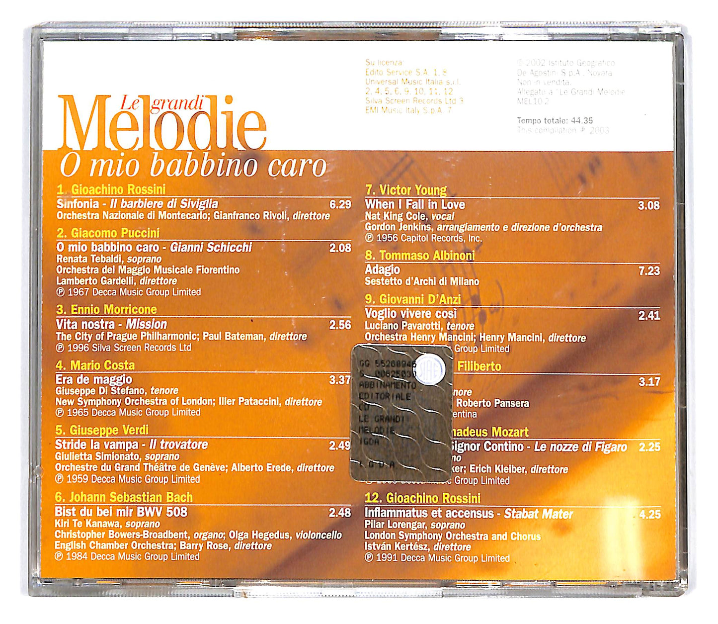 EBOND Various - O mio Babbino Caro le grandi Melodie CD CD101351
