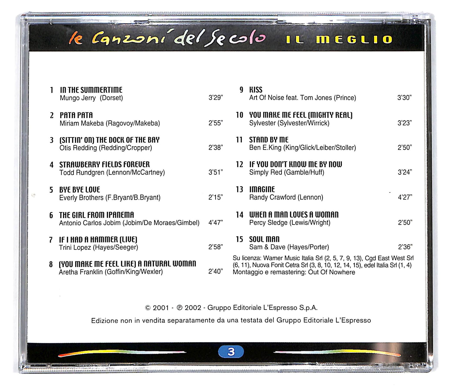 EBOND Various - Le Canzoni Del Secolo Il Meglio CD CD101428