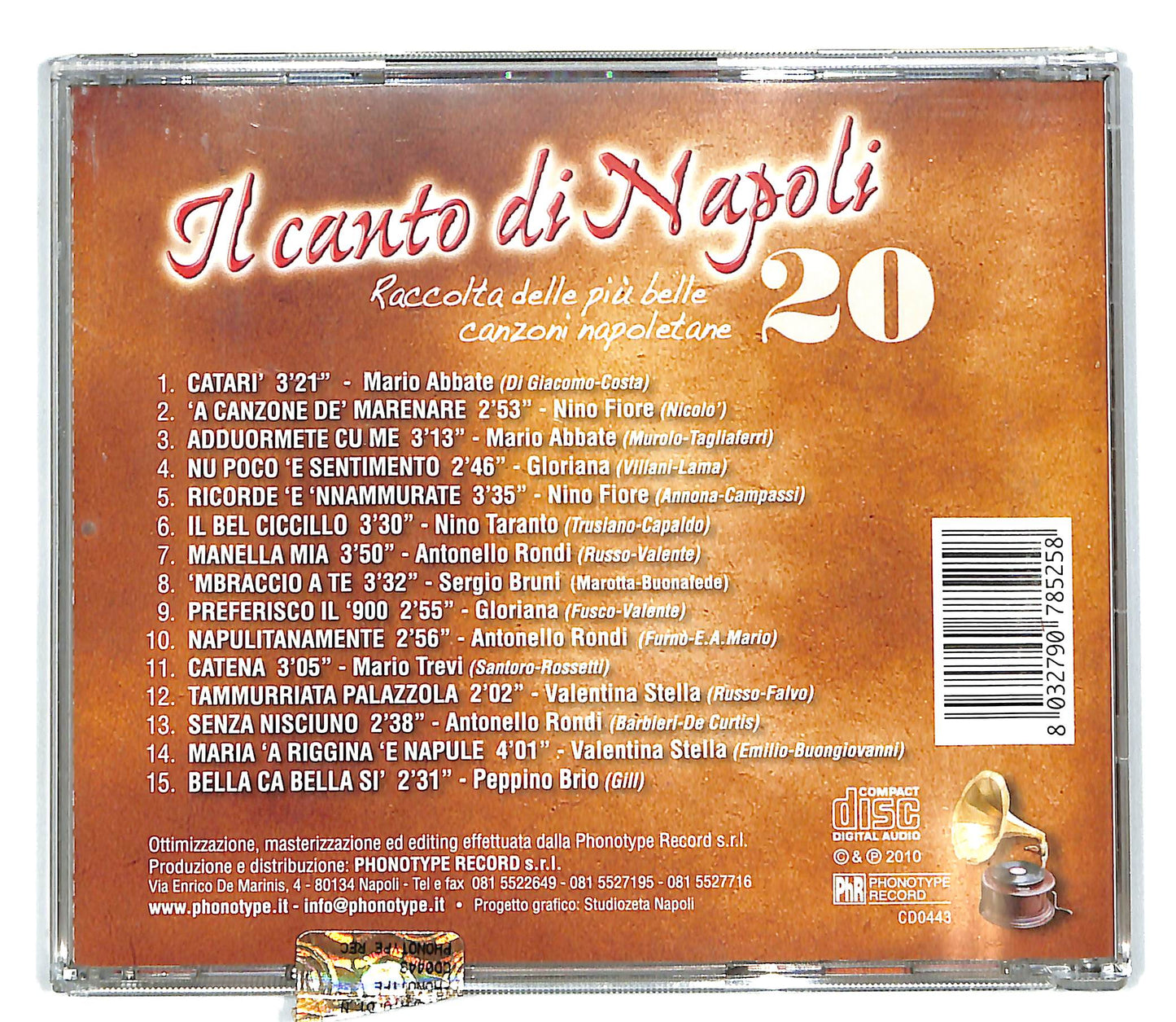 EBOND Various - Il Canto Di Napoli vol.20 CD CD101535