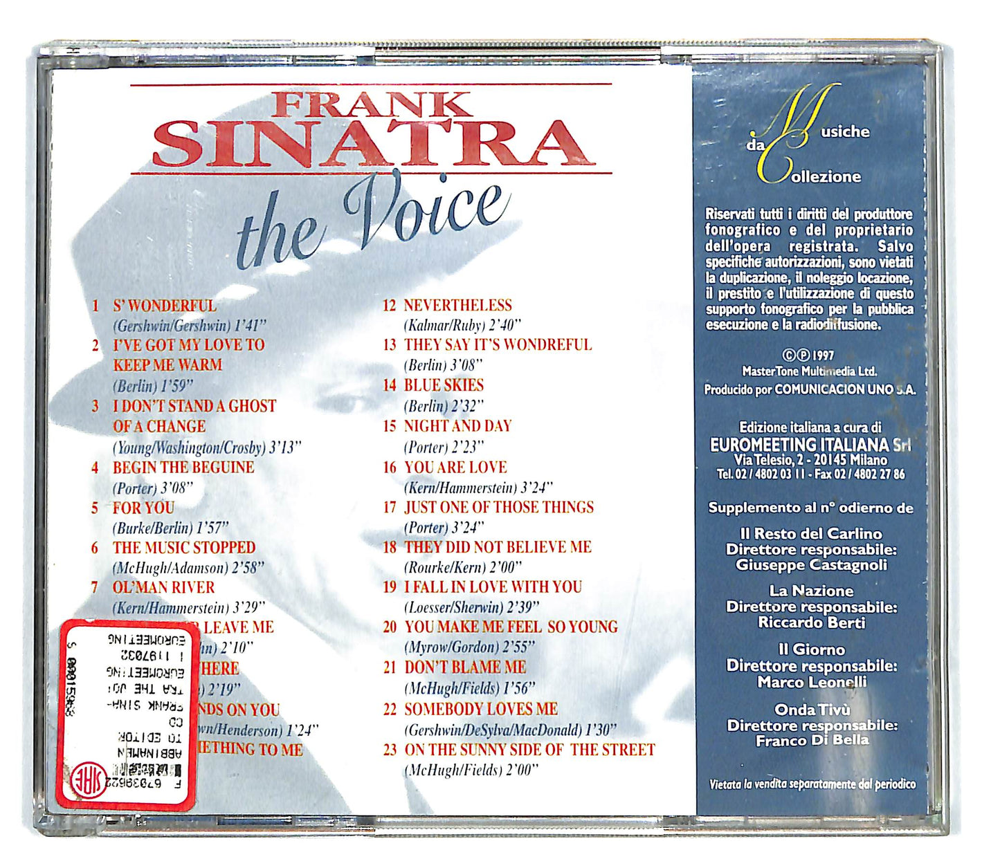 EBOND Frank Sinatra -The Voice musiche da collezione EDITORIALE CD CD101536