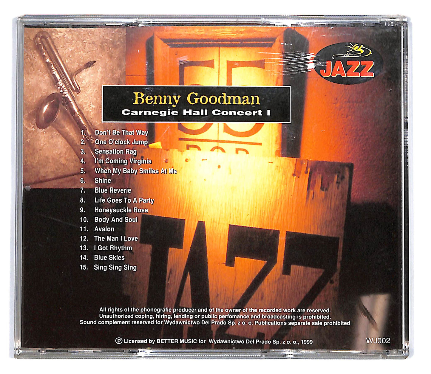 EBOND Benny Goodman - Carnegie Hall Concert I CD CD101544