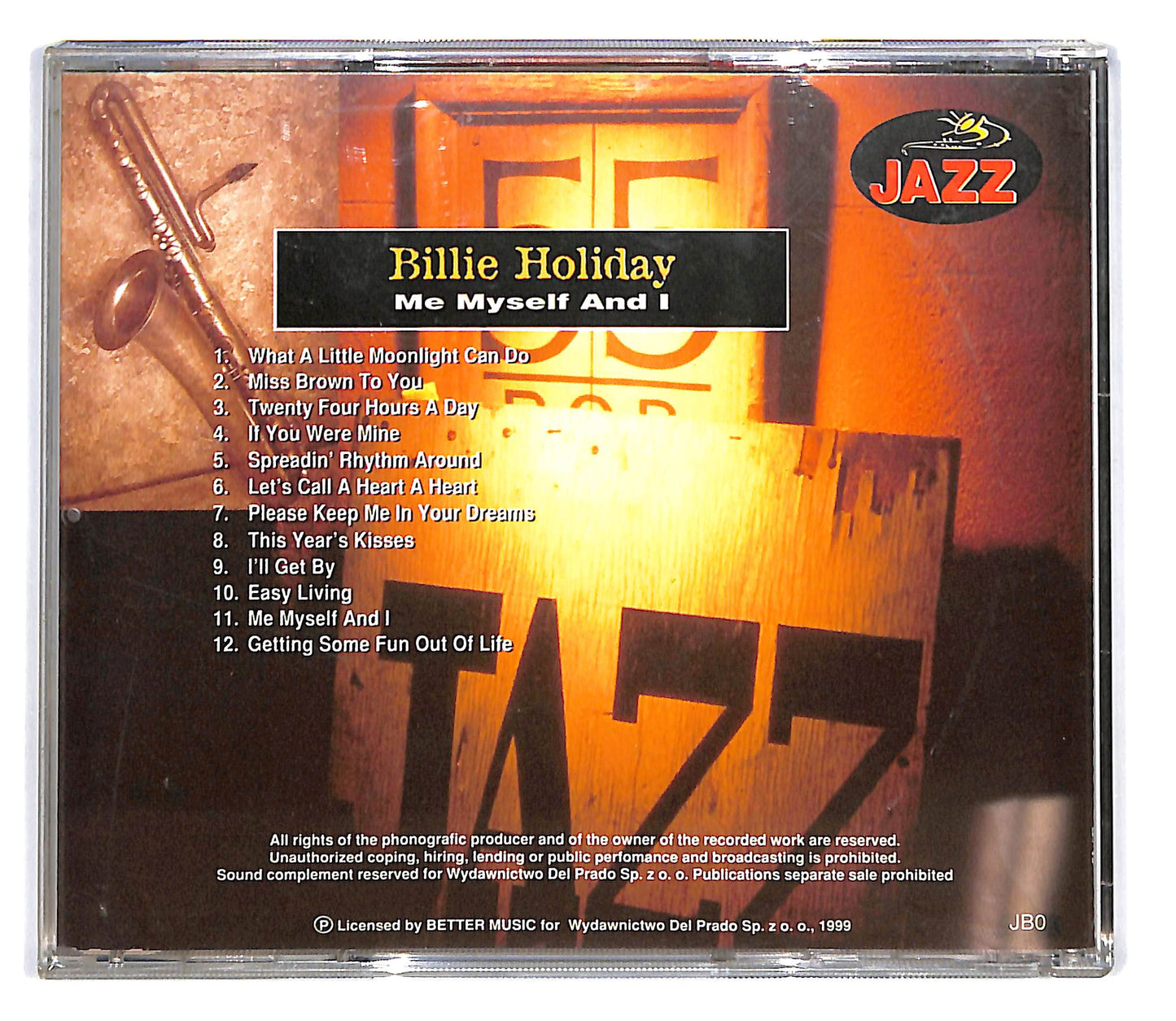 EBOND Billie Holiday - Me Myself And I EDITORIALE CD CD101545
