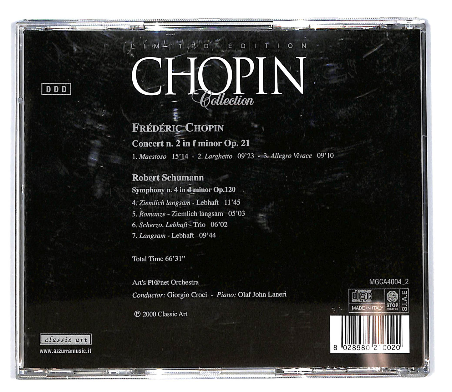 EBOND Chopin Limited edition Collection - Concert n.2 in F Minor Op.21 CD CD101550