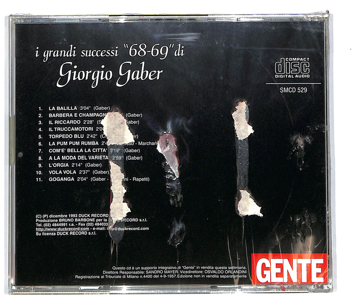 EBOND Giorgio Gaber - I Grandi Successi 68-69 EDITORIALE CD CD101601